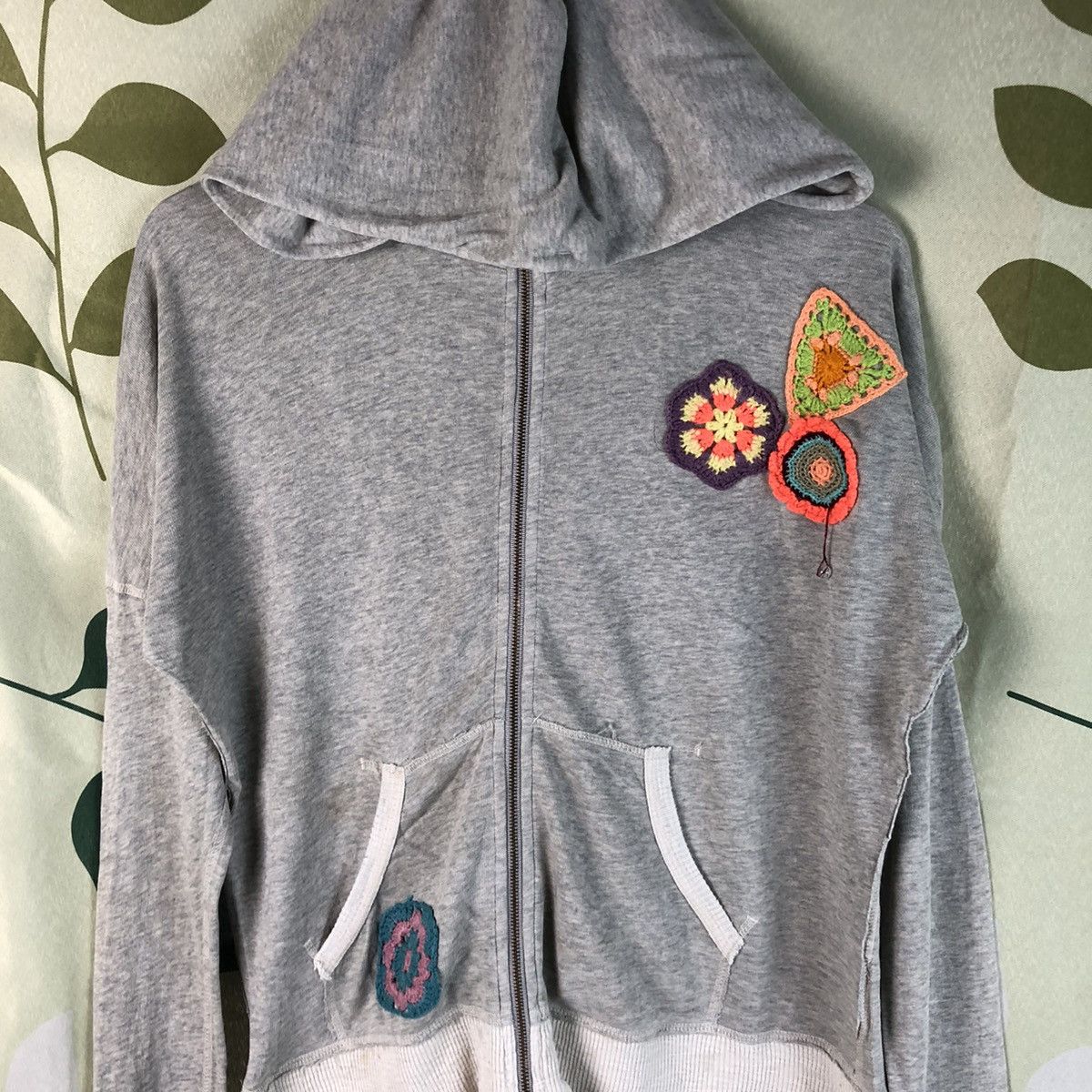 Japanese Brand Unica union made Grey Hoodie #7470 Size M / US 6-8 / IT 42-44 - 7 Thumbnail