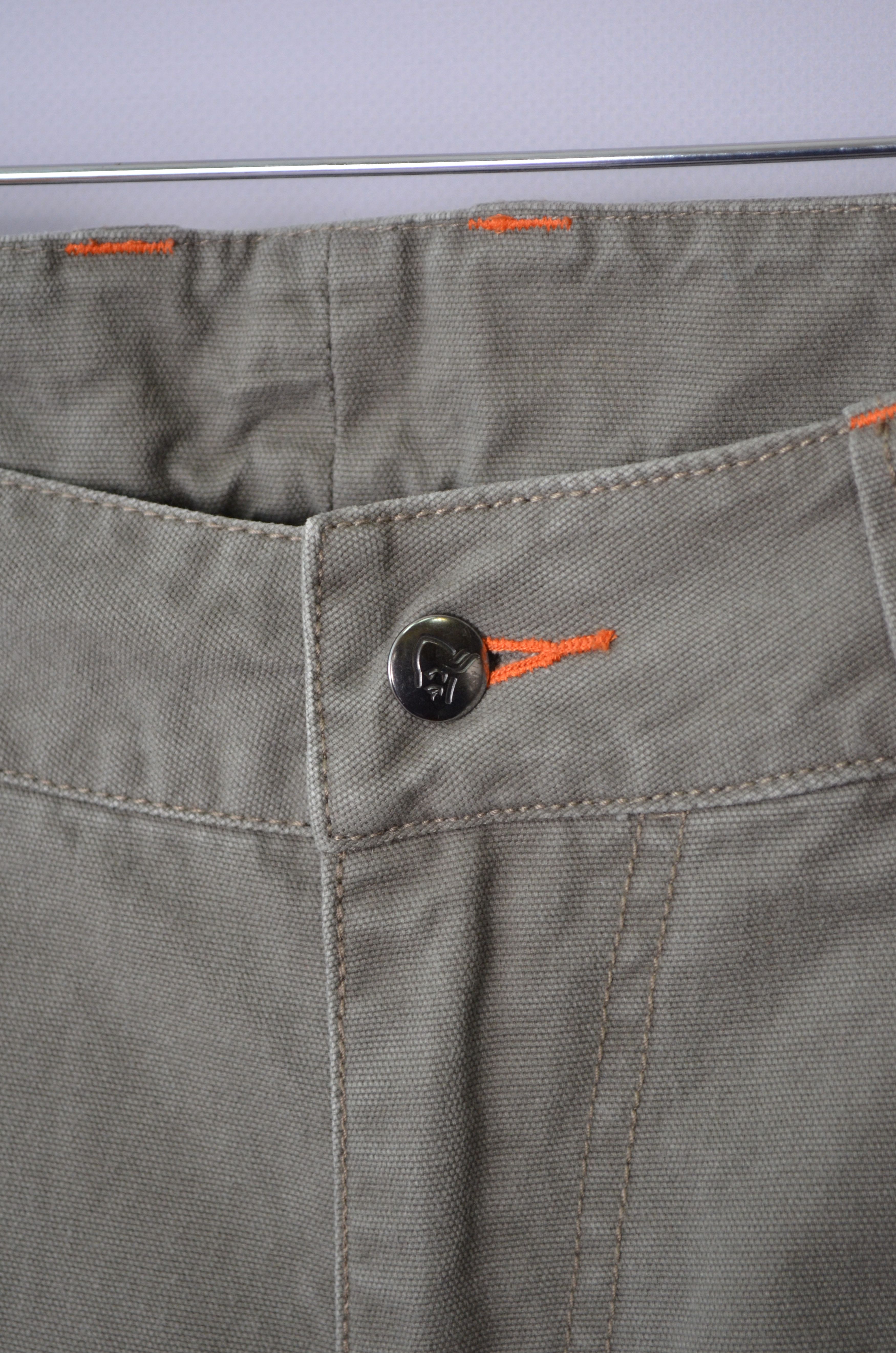 Norrona Norrona Canvas Pants Womens Grey Beige Bungee Cord Size L Size 32" / US 10 / IT 46 - 6 Thumbnail