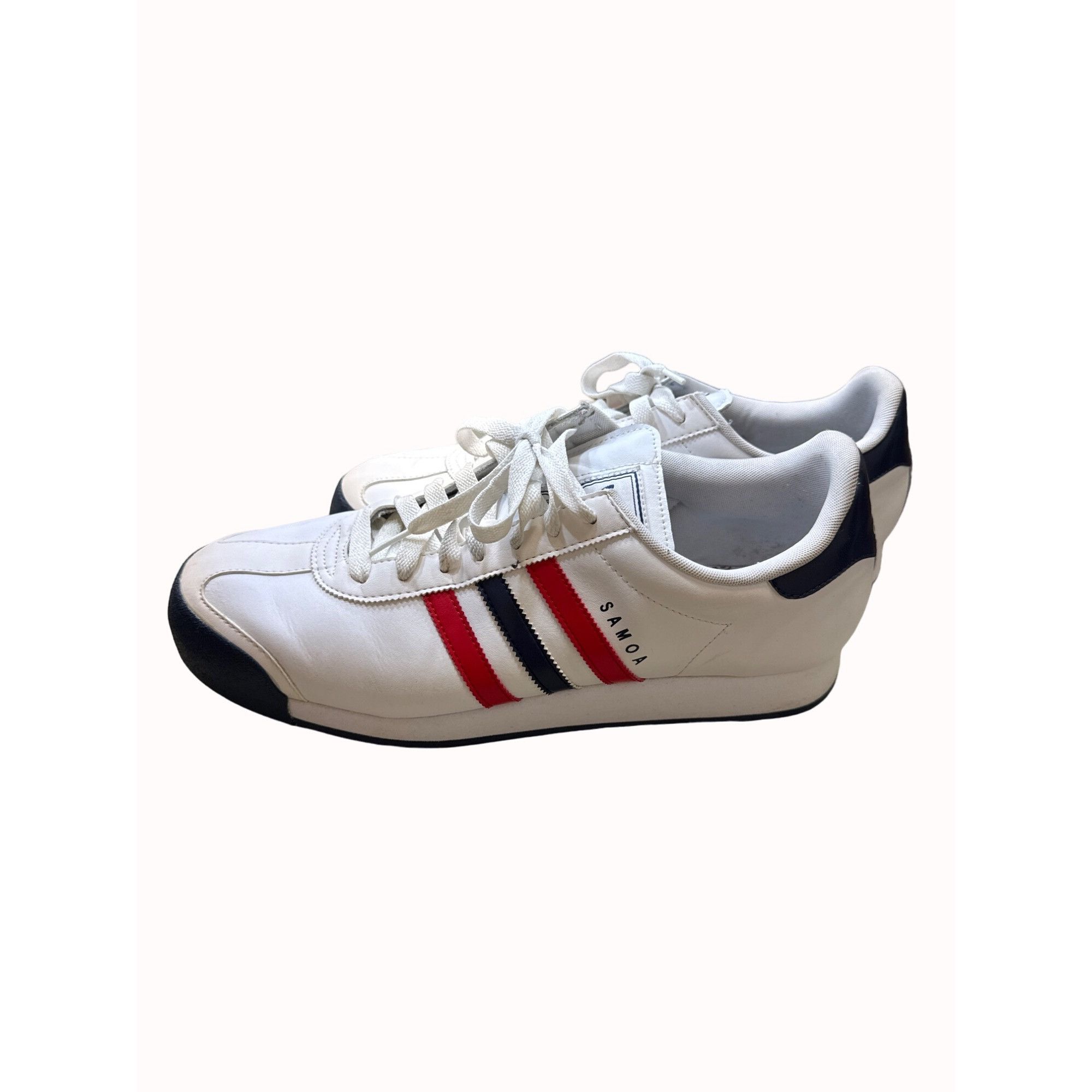 Adidas Adidas Samoa G56275 men’s white red white blue shoe sneakers Size US 13 / EU 46 - 2 Thumbnail