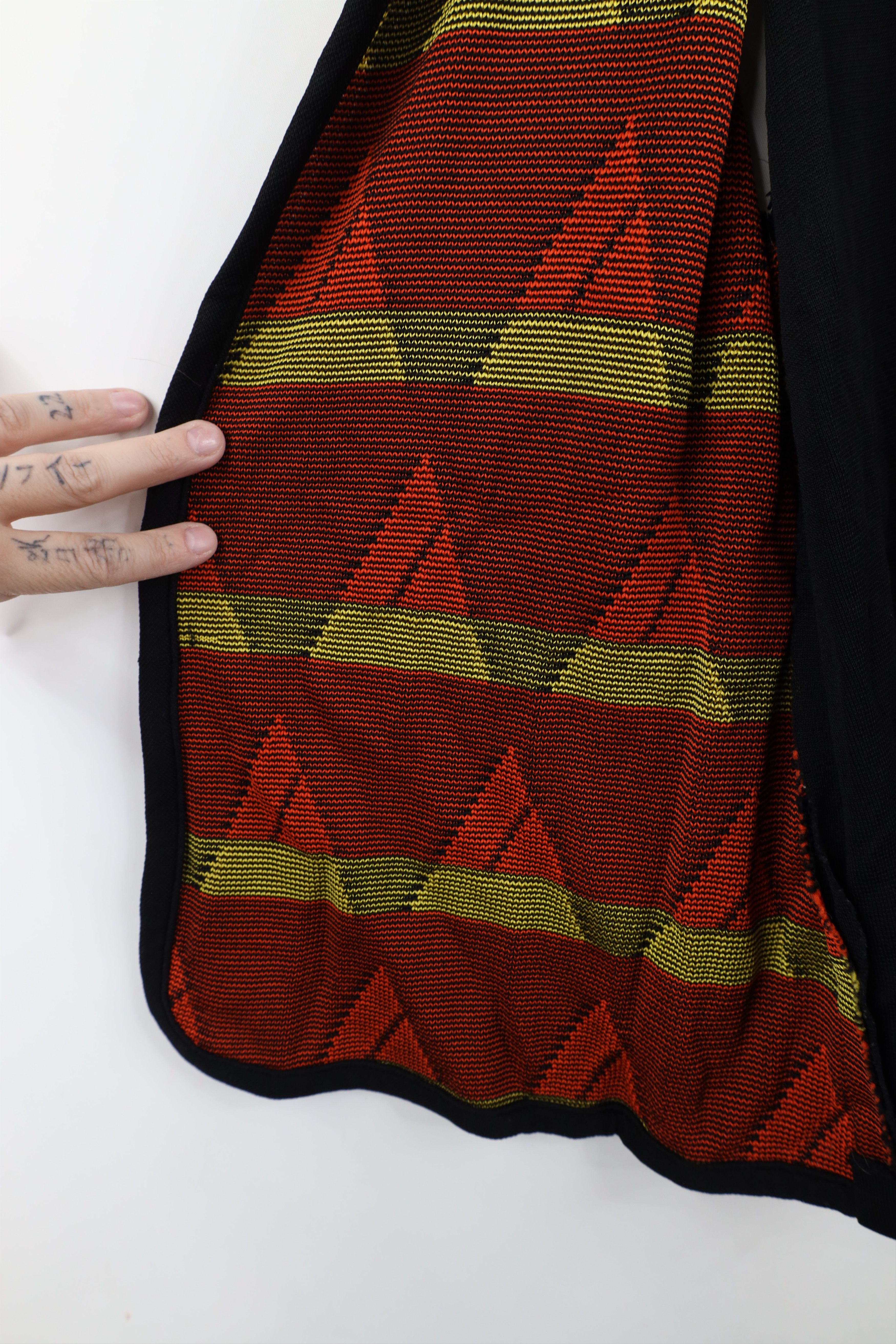 Vintage Vintage 60s 70s Streetwear Knit Open Front Sweater Vest Size L / US 10 / IT 46 - 8 Thumbnail
