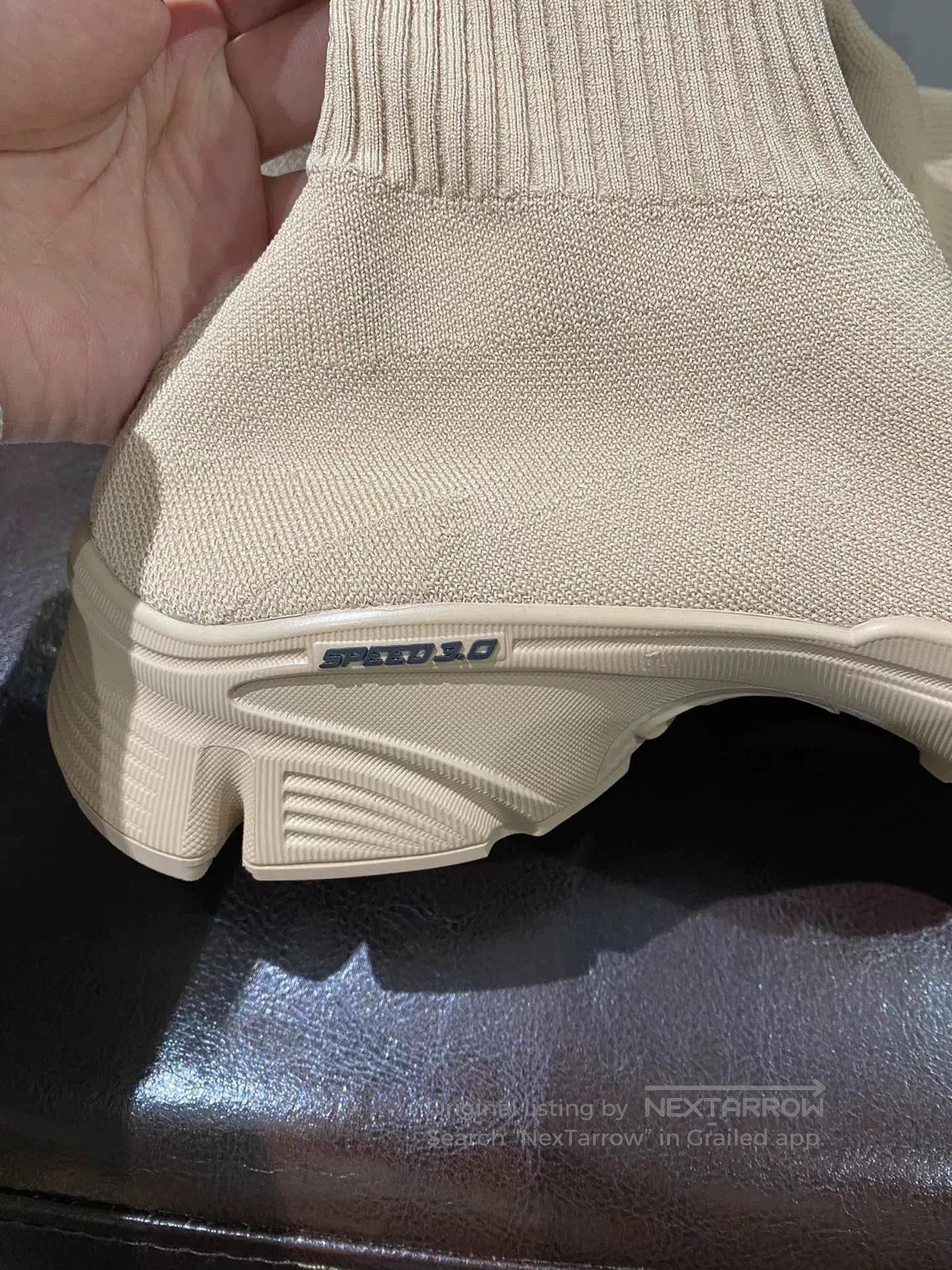 Balenciaga balenciaga men's sock sneakers beige color. Size US 9 / EU 42 - 6 Thumbnail