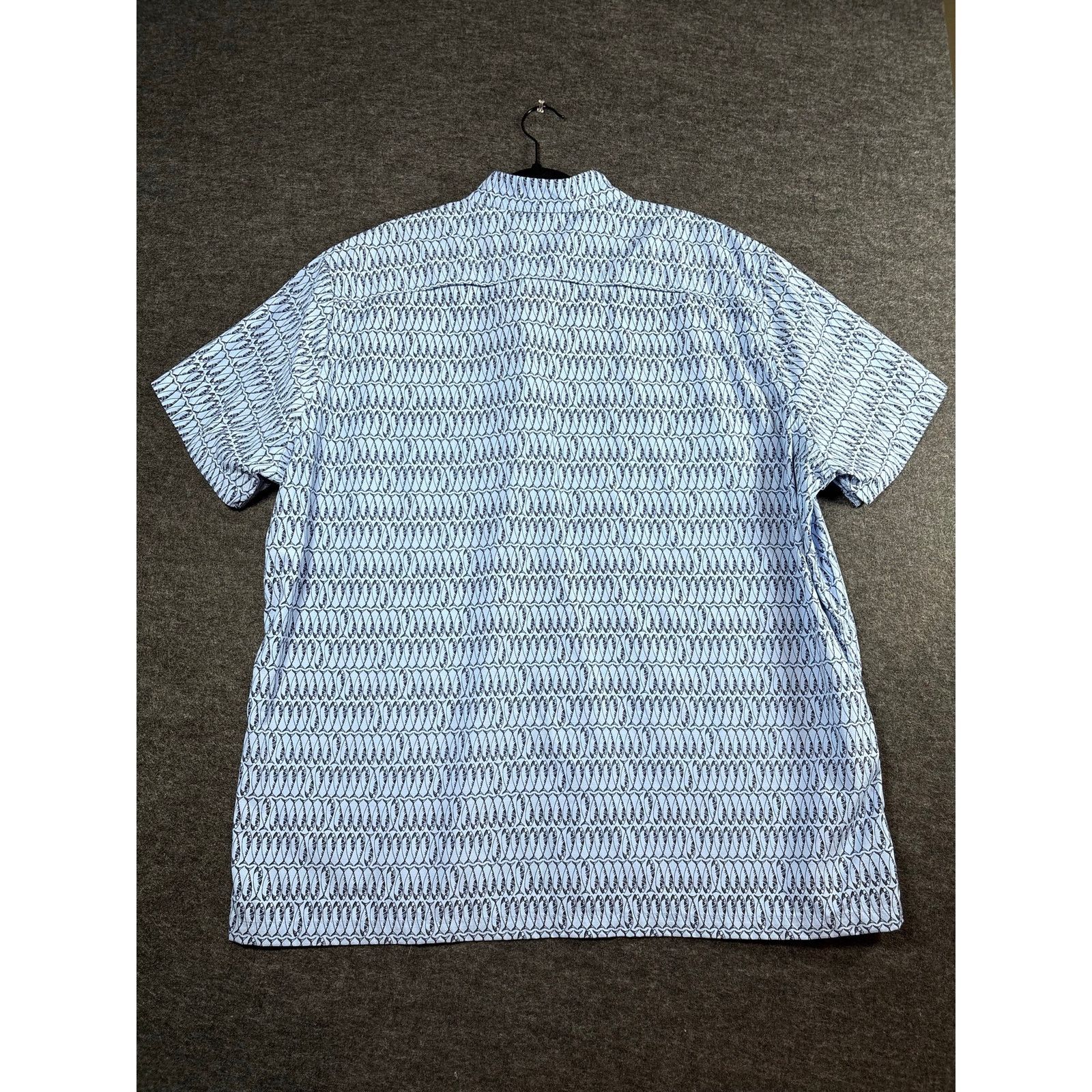 Eddie Bauer Eddie Bauer Button Shirt Men’s 2XL Fish Print Short Sleeve Size US XXL / EU 58 / 5 - 2 Thumbnail