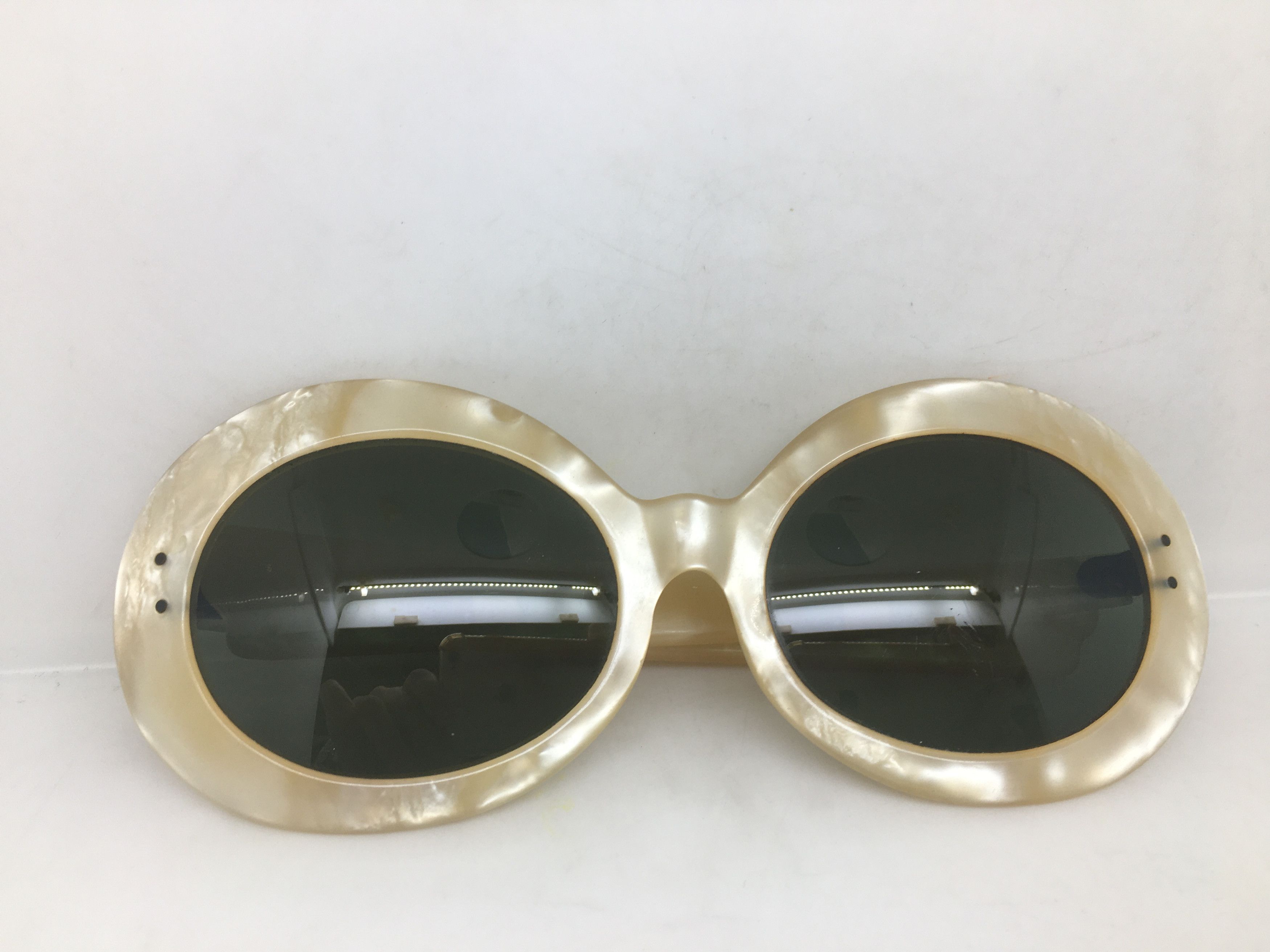 Vintage vintage Handmade JACKIE O COUTURE Sunglasses Frame France Size ONE SIZE - 9 Thumbnail