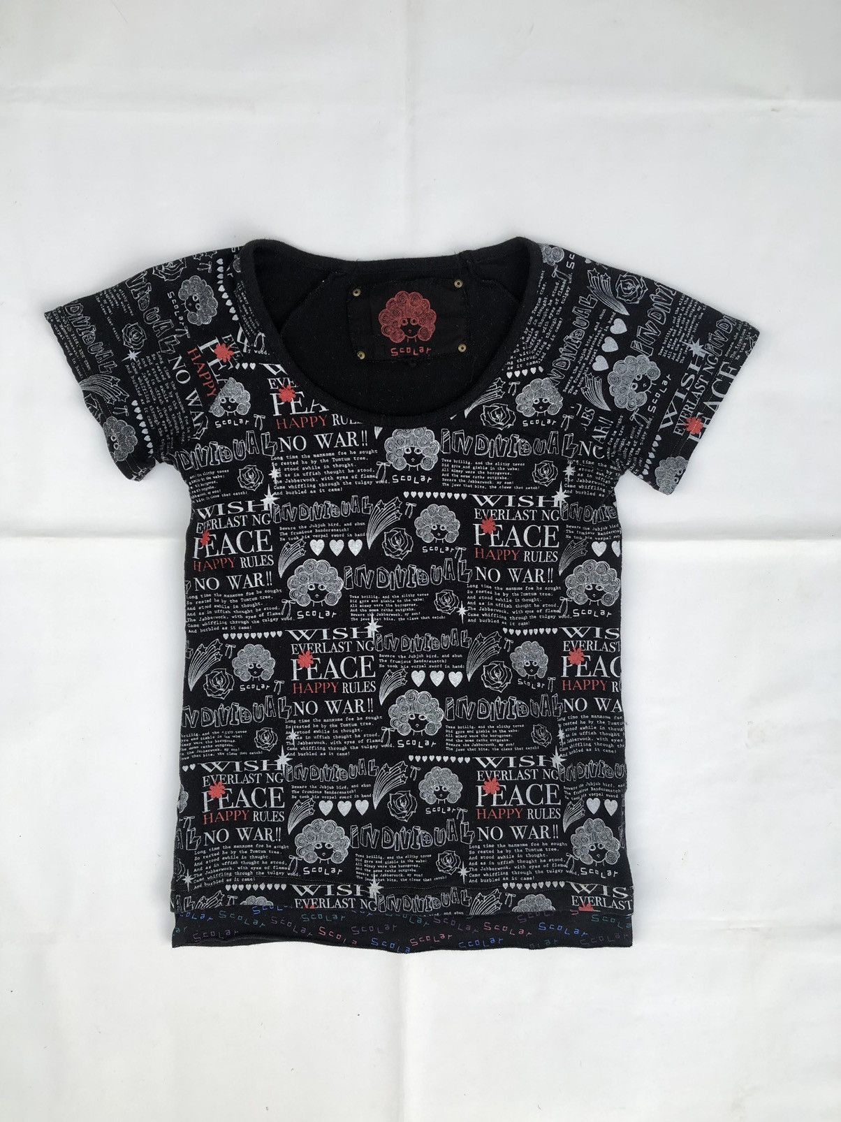Hysteric Glamour Japanese Poem All Over Print Scolar Rock Punk Style Tee Size US M / EU 48-50 / 2 - 1 Thumbnail