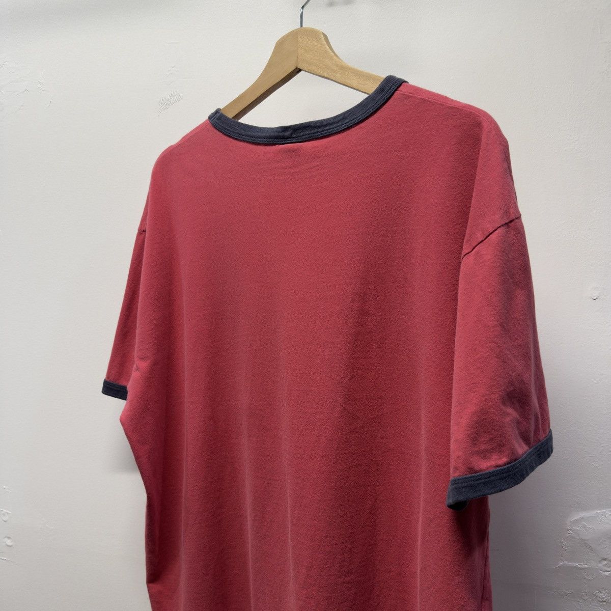 Vintage Gap Faded Red Blue Ringer Shirt ERD Grunge RRL Chrome Size US XL / EU 56 / 4 - 5 Thumbnail
