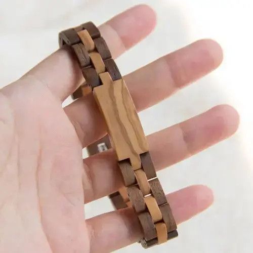 VIBE Unisex Wooden Bracelet Size ONE SIZE - 2 Thumbnail