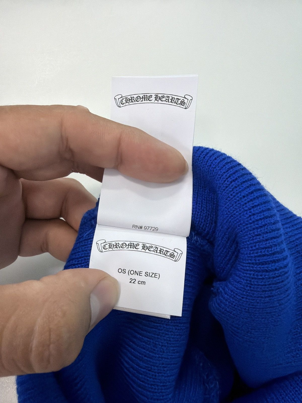 Chrome Hearts Chrome Hearts Blue CH Beanie Online Exclusive Size ONE SIZE - 5 Thumbnail