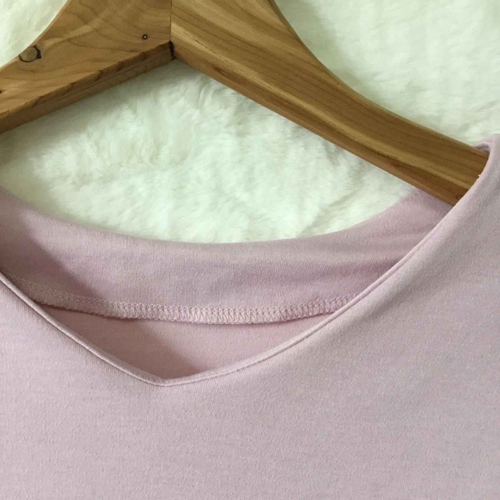 Other Ozoc Pink Long-Sleeve Twist-Back Top Size M / US 6-8 / IT 42-44 - 5 Thumbnail