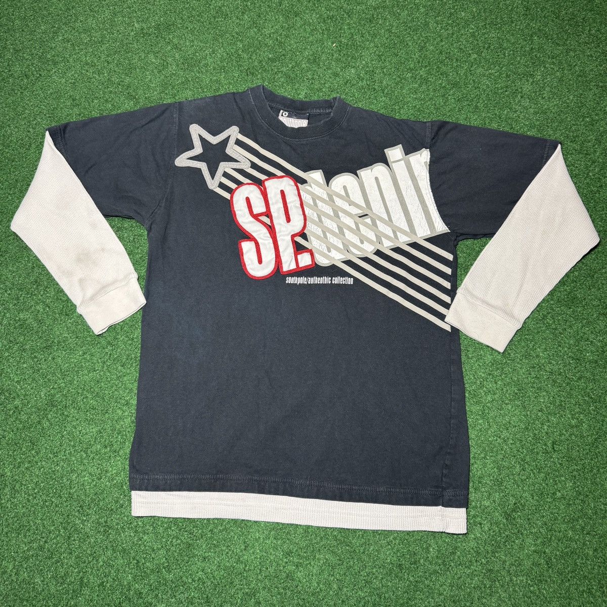 Southpole Vintage Y2K South Pole Punk Grunge Long Sleeve T Shirt Size US S / EU 44-46 / 1 - 1 Thumbnail