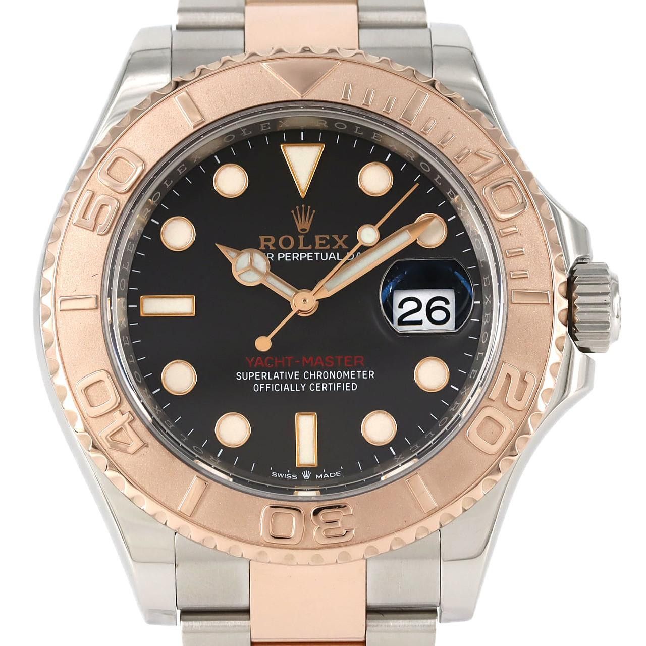 Rolex Rolex Rolex Yacht-Master Stainless Steel x Everose Gold Watch Metal Automatic 126621 DUTY FREE for USA Size ONE SIZE - 1 Thumbnail