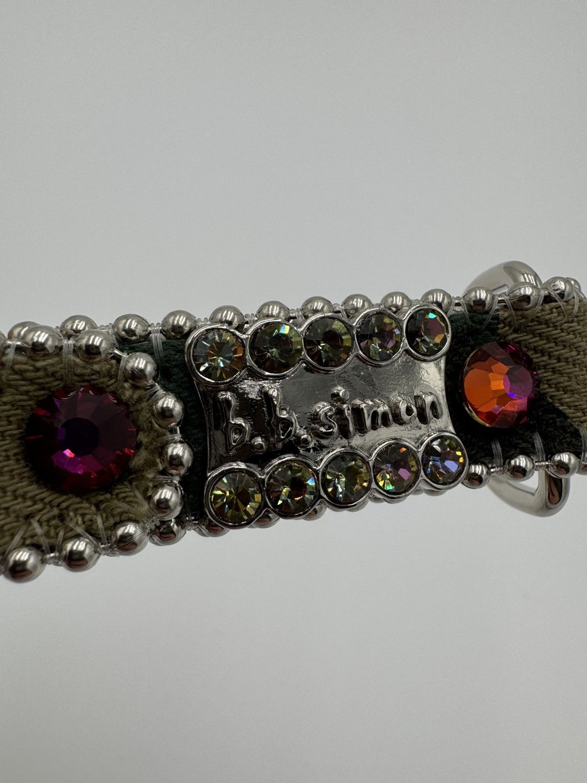 即日発送 b.b. Simon Denim Keychain Camo