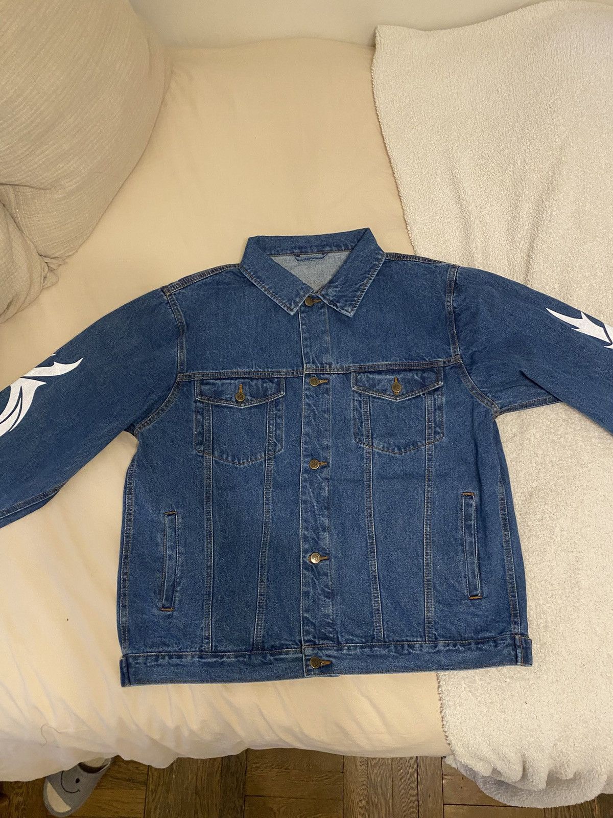 Kim Krueger kim krueger denim jacket size XL Size US XL / EU 56 / 4 - 3 Thumbnail