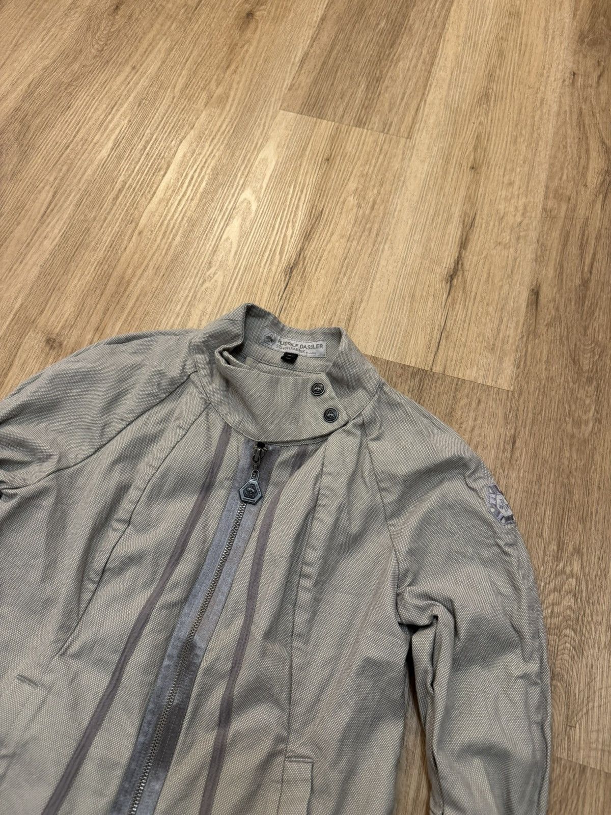 Puma Rudolf Dassler Schuhfabrik By Puma Biker Jacket Grey M Size M / US 6-8 / IT 42-44 - 5 Thumbnail