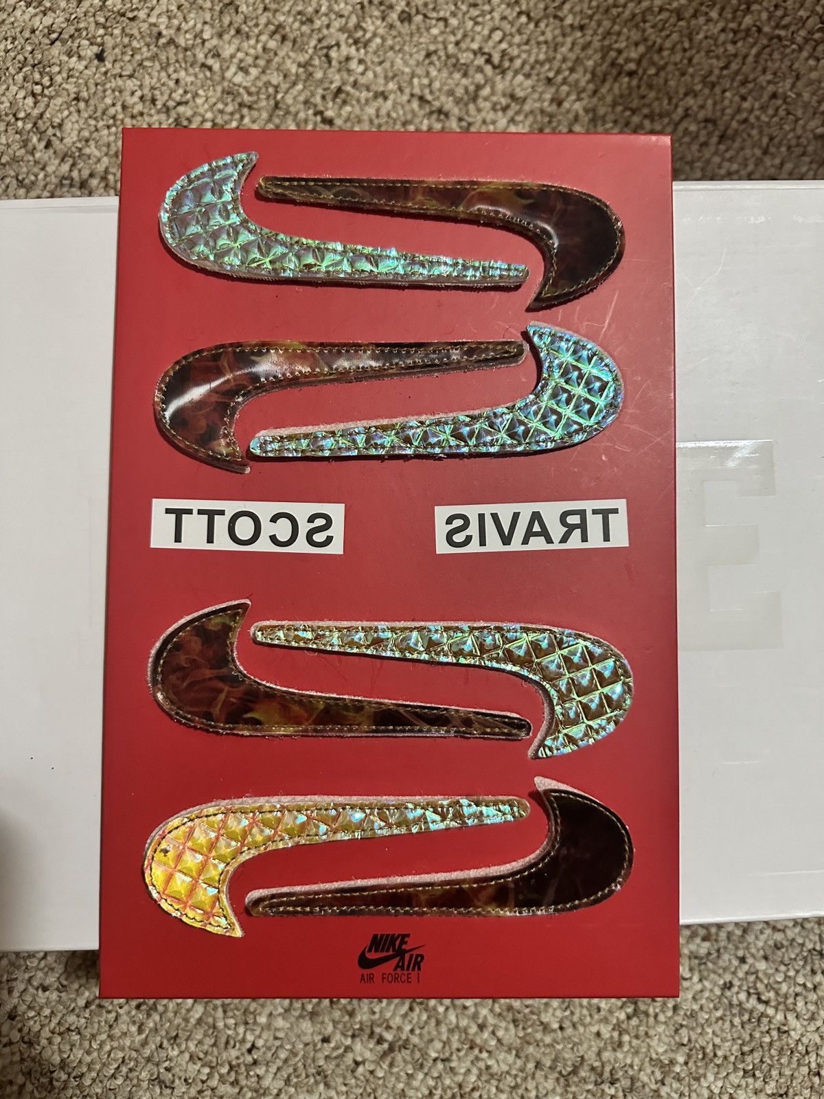 Nike Nike Air Force 1 Low Travis Scott Sail Size 10.5 Size US 10.5 / EU 43-44 - 17 Thumbnail