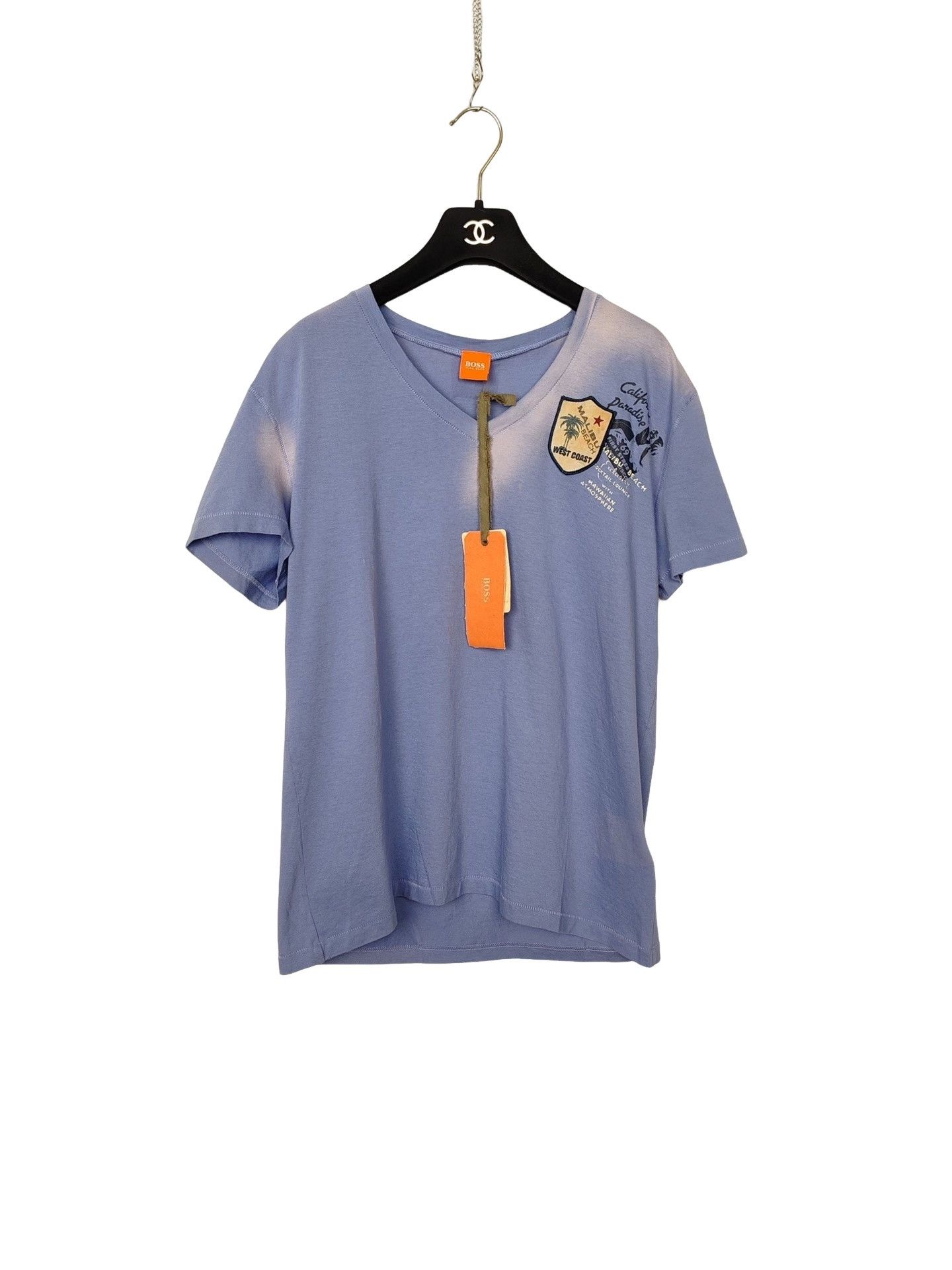 Hugo Boss Boss Graphic V-Neck T-Shirt Size M Size US M / EU 48-50 / 2 - 1 Thumbnail