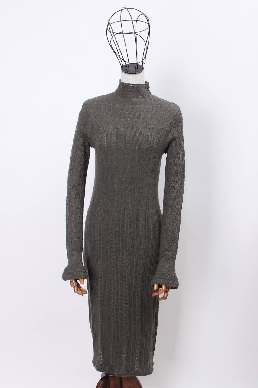 Polo Ralph Lauren Pointelle Wool Sweater Dress
