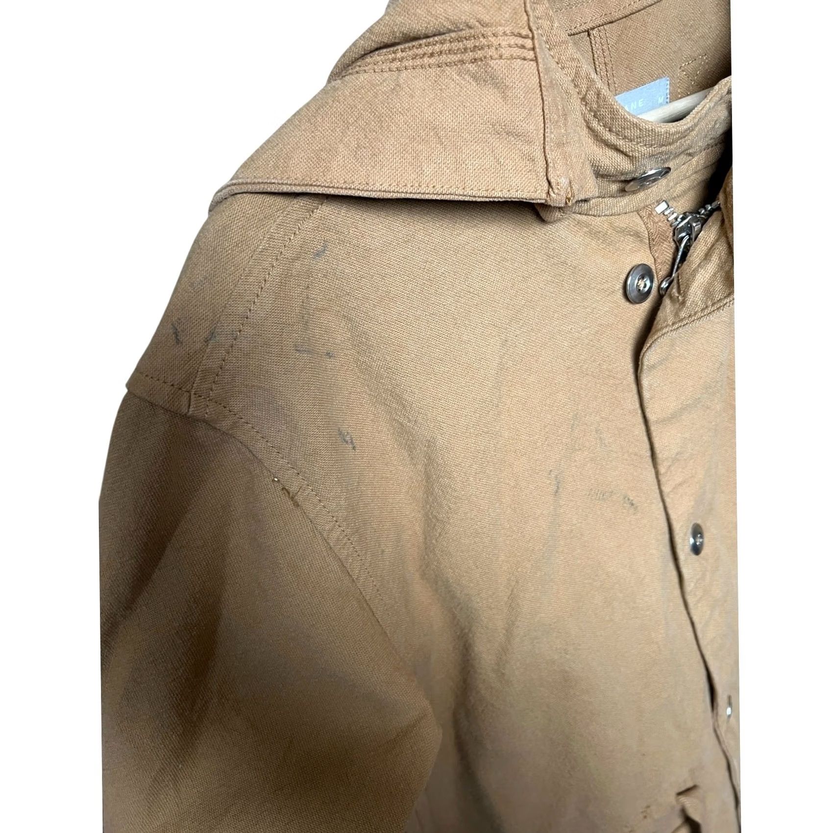 Everlane Everlane Canvas Parka Coat Women Khaki Medium Organic Cotton Parka Coat Women M Tan Size M / US 6-8 / IT 42-44 - 3 Thumbnail