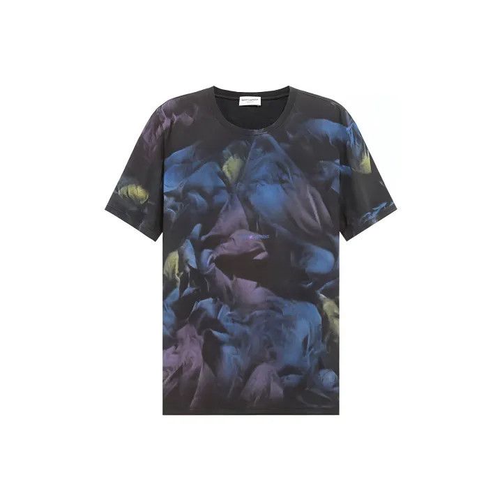 Saint Laurent Paris Saint Laurent Tie-Dye Short Sleeve T-Shirt Size US L / EU 52-54 / 3 - 1 Thumbnail