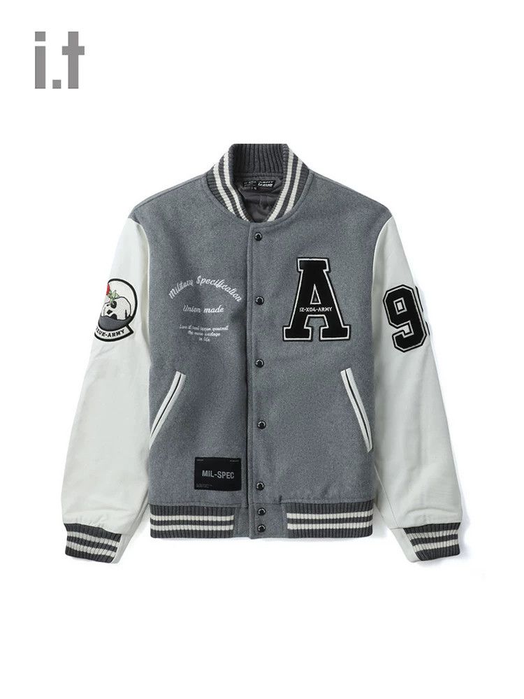 izzue izzue Men's Retro College Baseball Jacket Size US L / EU 52-54 / 3 - 1 Preview