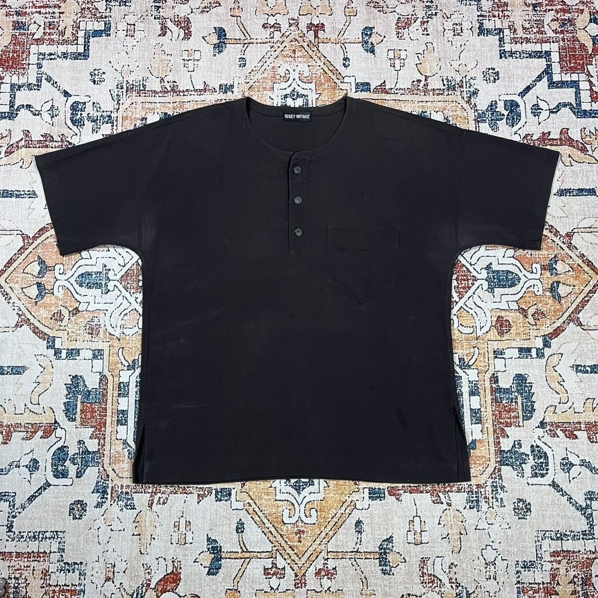 Issey Miyake Issey Miyake Pocket Shirt Half Button Size US M / EU 48-50 / 2 - 1 Thumbnail