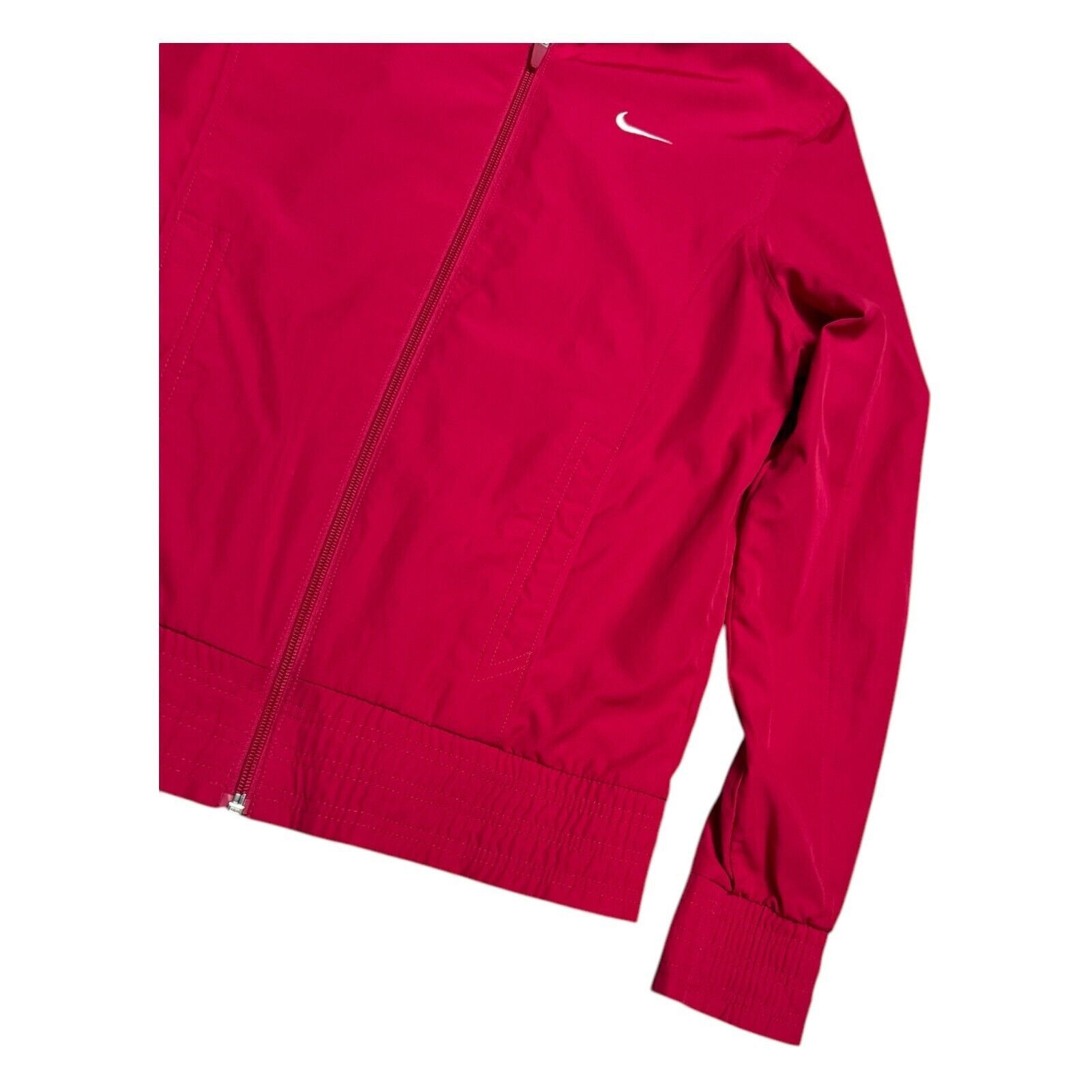 Nike NIKE Pink Lightweight Windbreaker Activewear Jacket Small Size S / US 4 / IT 40 - 4 Thumbnail