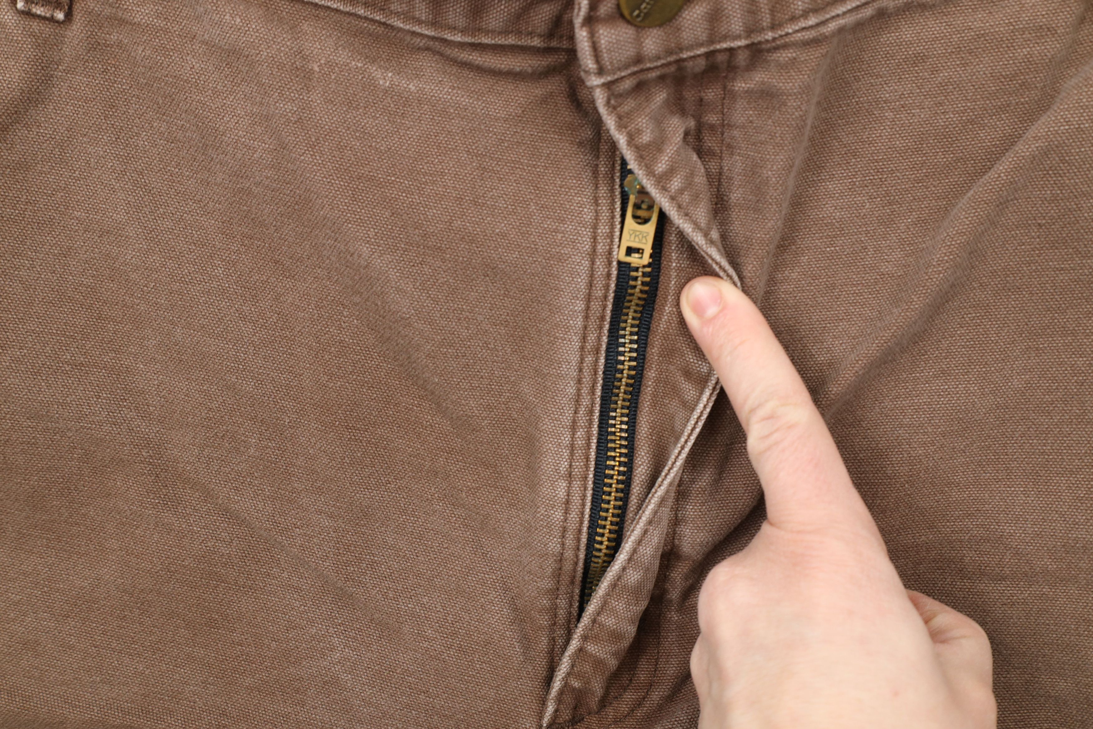 Carhartt × Vintage Vintage 90s Carhartt Wide Leg Canvas Dungaree Pants Brown Size US 40 / EU 56 - 7 Thumbnail