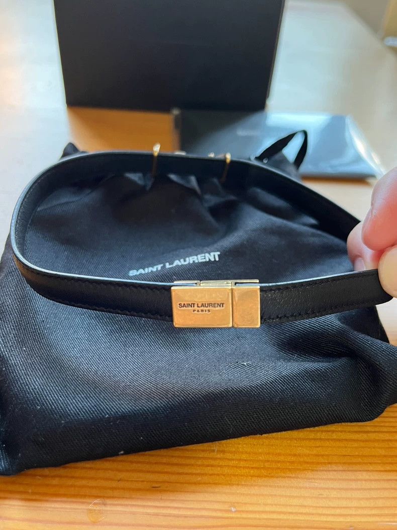 Saint Laurent Paris Saint Laurent Paris Leather double wrap bracelet Size ONE SIZE - 4 Thumbnail