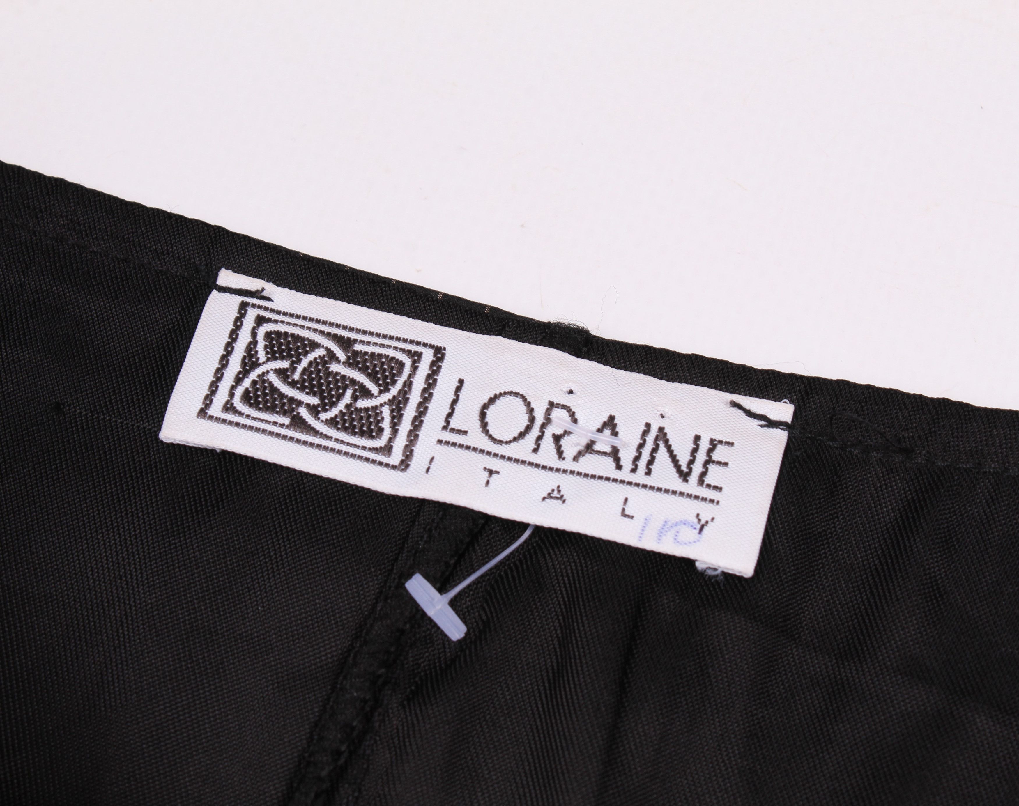 Vintage Vintage Loraine Nylon Patchwork Floral Application Skirt Size 26" / US 2 / IT 38 - 4 Thumbnail