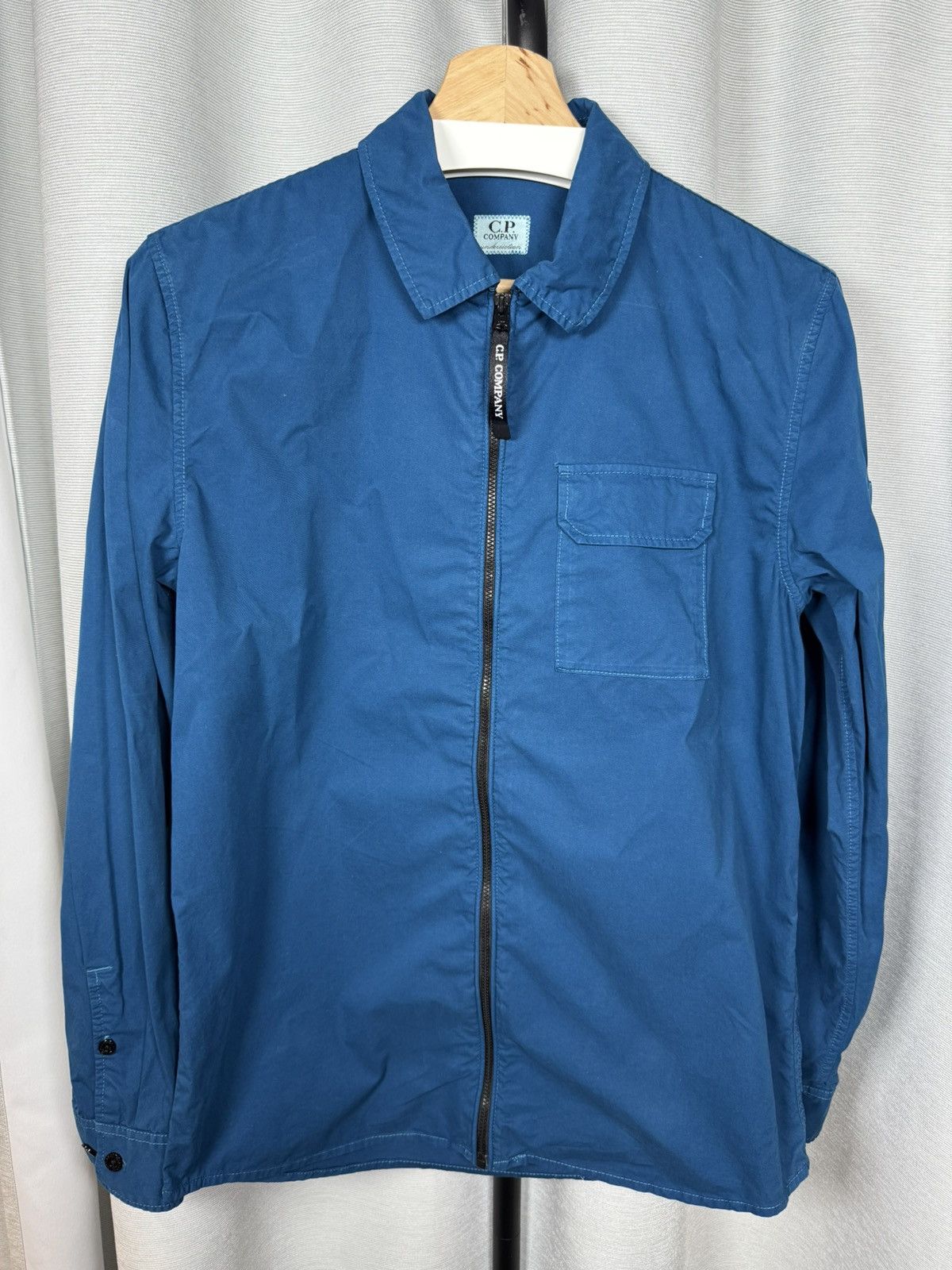 C.P. Company C.P. Company Lens Overshirt Blue Size 14Y Fits Mens XS Size US XXS / EU 40 - 1 Thumbnail