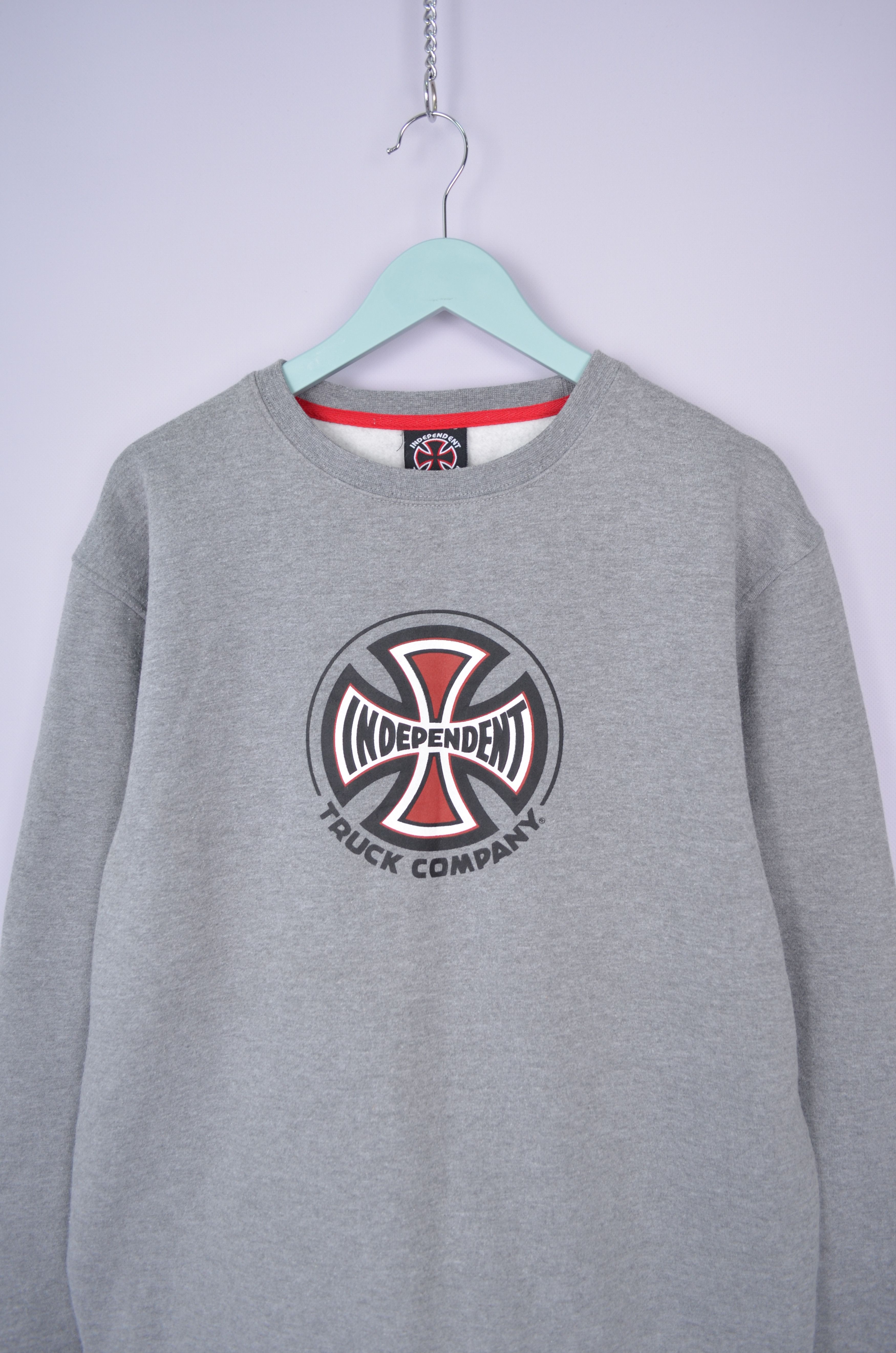 Independent Truck Co. Independent Big Logo Grey Crew Neck Sweatshirt Size L Size US L / EU 52-54 / 3 - 2 Thumbnail
