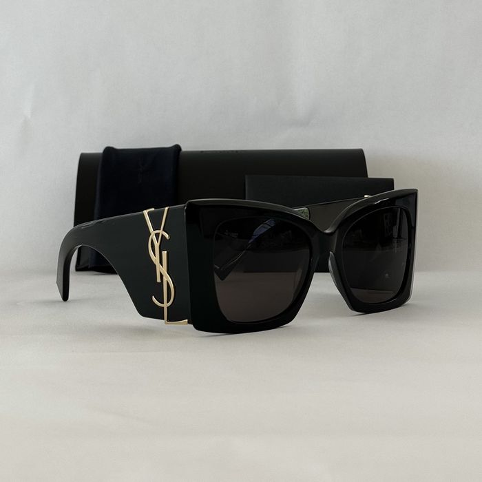 Saint Laurent Sl M119 Blaze Oversized Sunglasses in Brown
