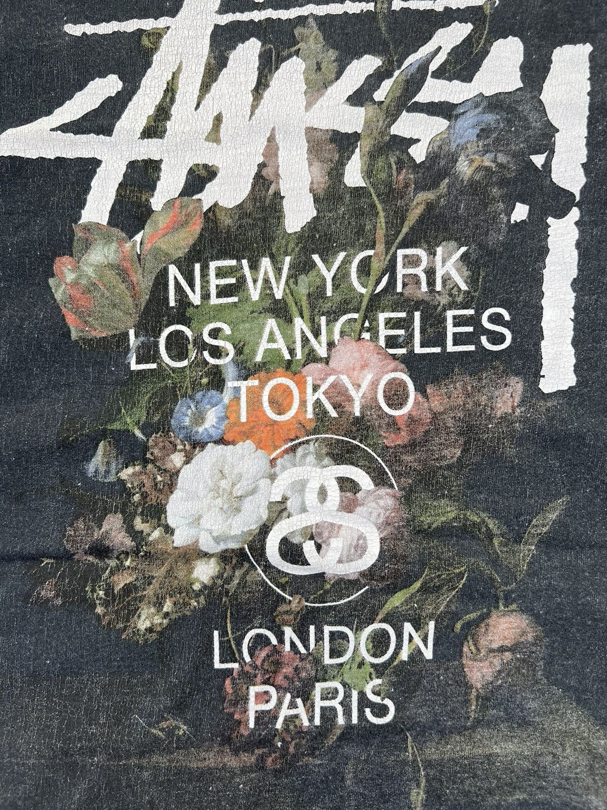 Other STUSSY FLORA INTERNATIONAL BIG LOGO Y2K TEE Size US S / EU 44-46 / 1 - 7 Thumbnail