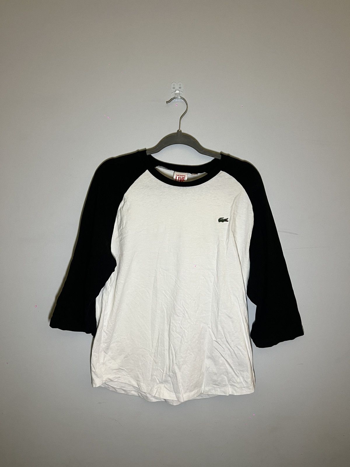 Lacoste B/W Lacoste 3/4 Sleeve Tee Size US L / EU 52-54 / 3 - 1 Thumbnail