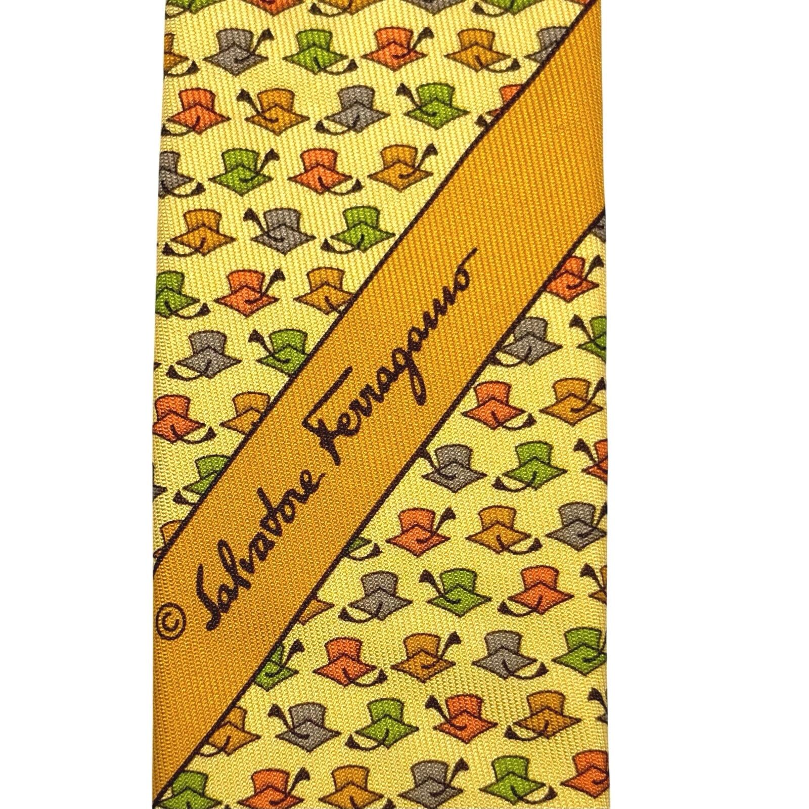 Salvatore Ferragamo Salvatore Ferragamo ‘Graduation Cap’ Tie Size ONE SIZE - 2 Thumbnail