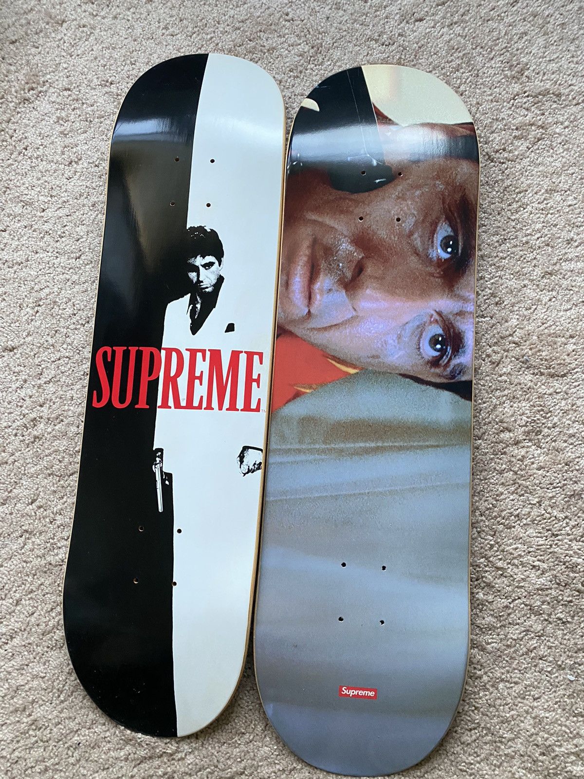 Supreme Supreme Scarface skate deck set of 2 authentic Size ONE SIZE - 3 Thumbnail