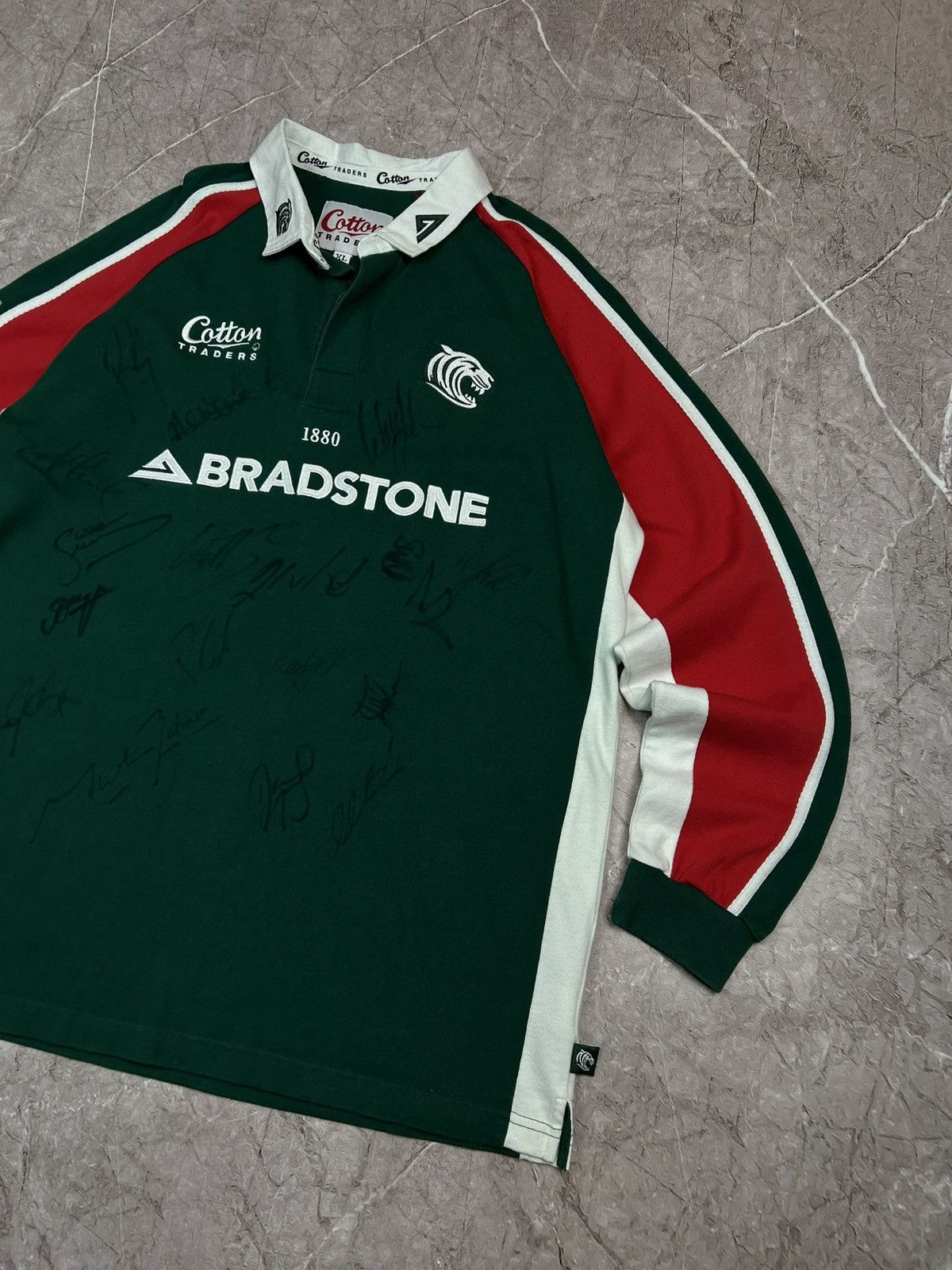Cotton Traders × Vintage Cotton Trader Bradstone Leicester Tiger Long sleeve Size US XL / EU 56 / 4 - 3 Thumbnail
