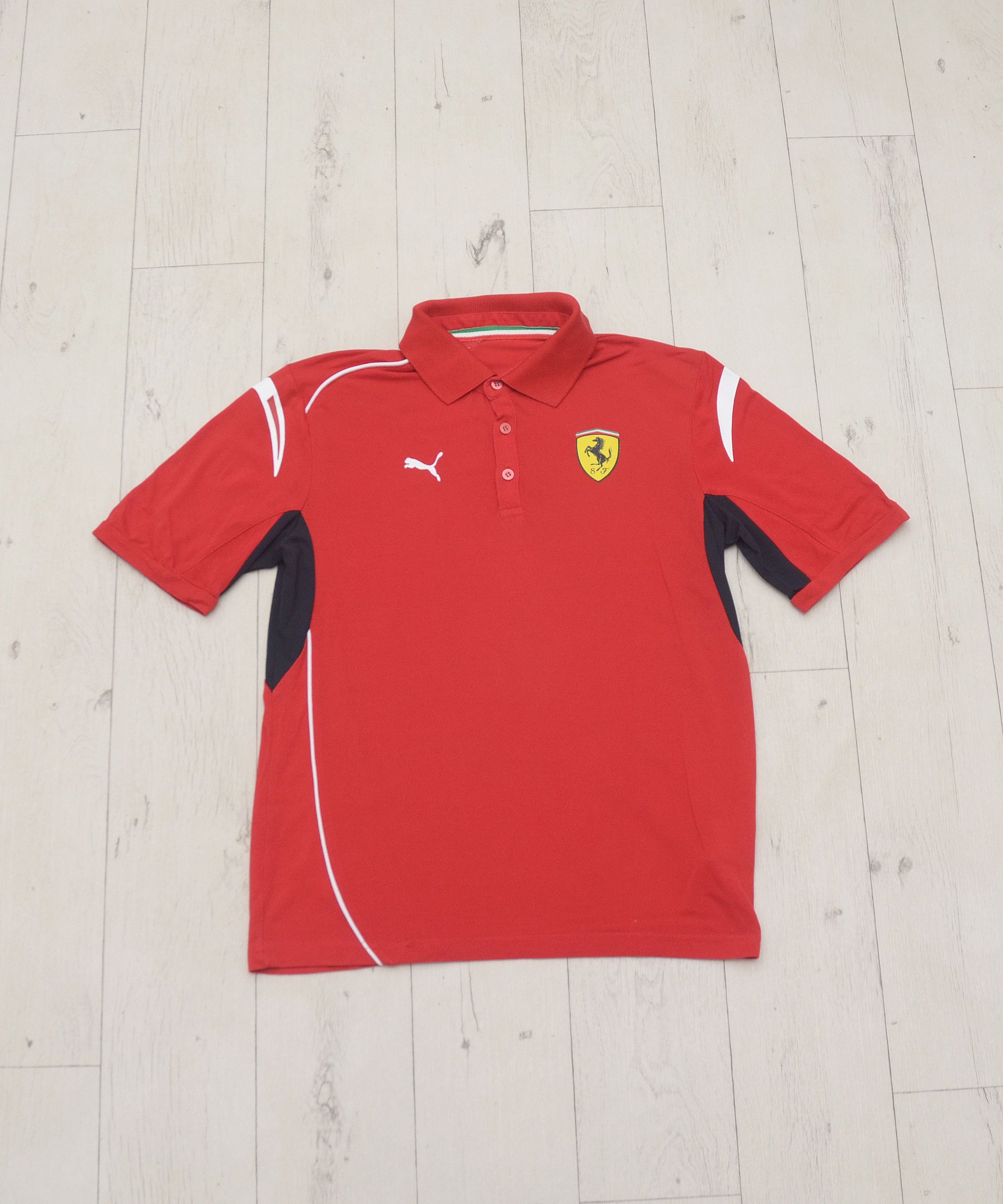 Ferrari × Puma Y2K Ferrari Racing T Shirt Polo Puma Santander F1 Size US S / EU 44-46 / 1 - 1 Thumbnail