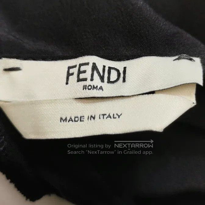 Fendi Fendi Silk High Neck Dress Size XS / US 0-2 / IT 36-38 - 4 Thumbnail