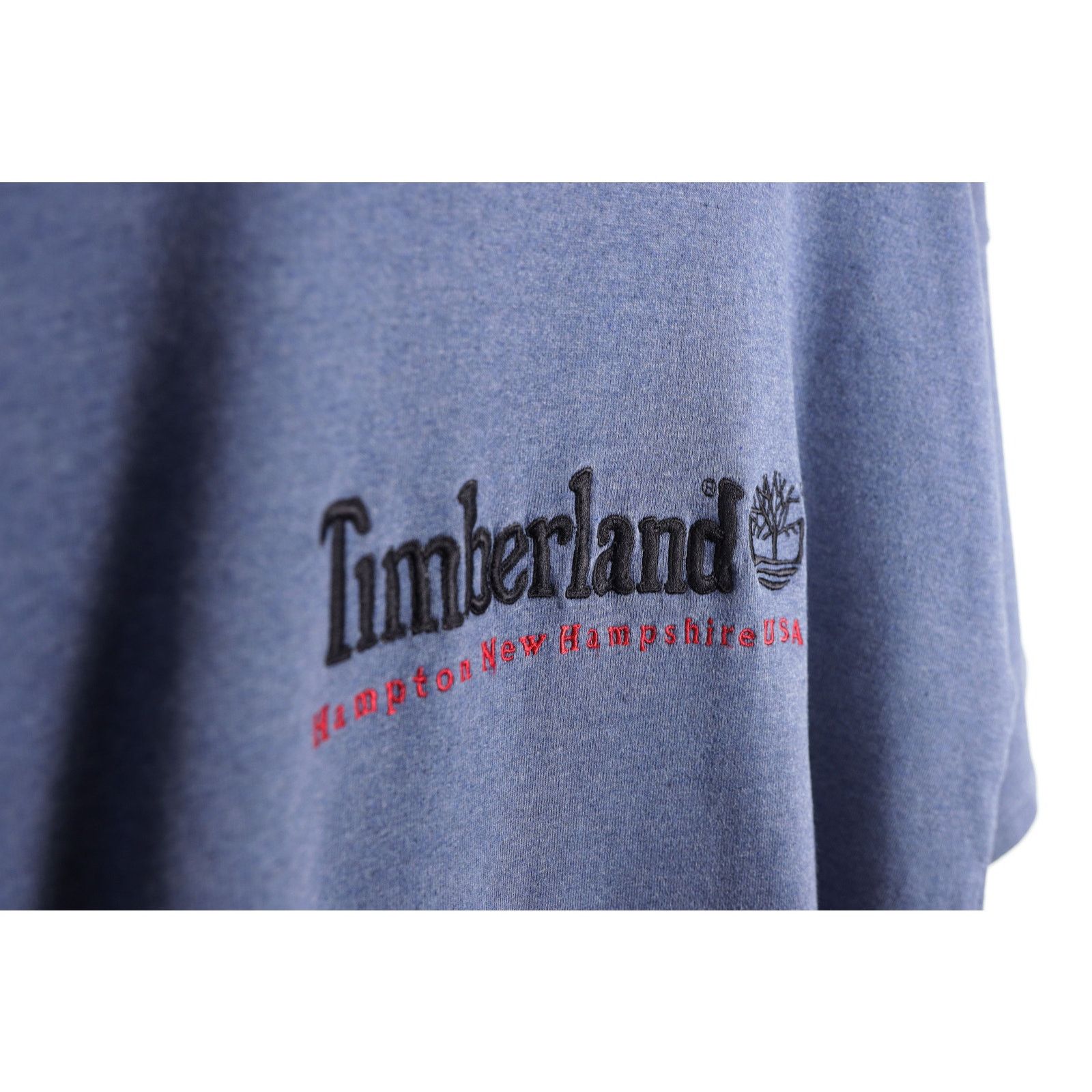 Timberland Vintage Timberland USA Logo Y2K Blue Tee T-shirt Size US XL / EU 56 / 4 - 4 Thumbnail