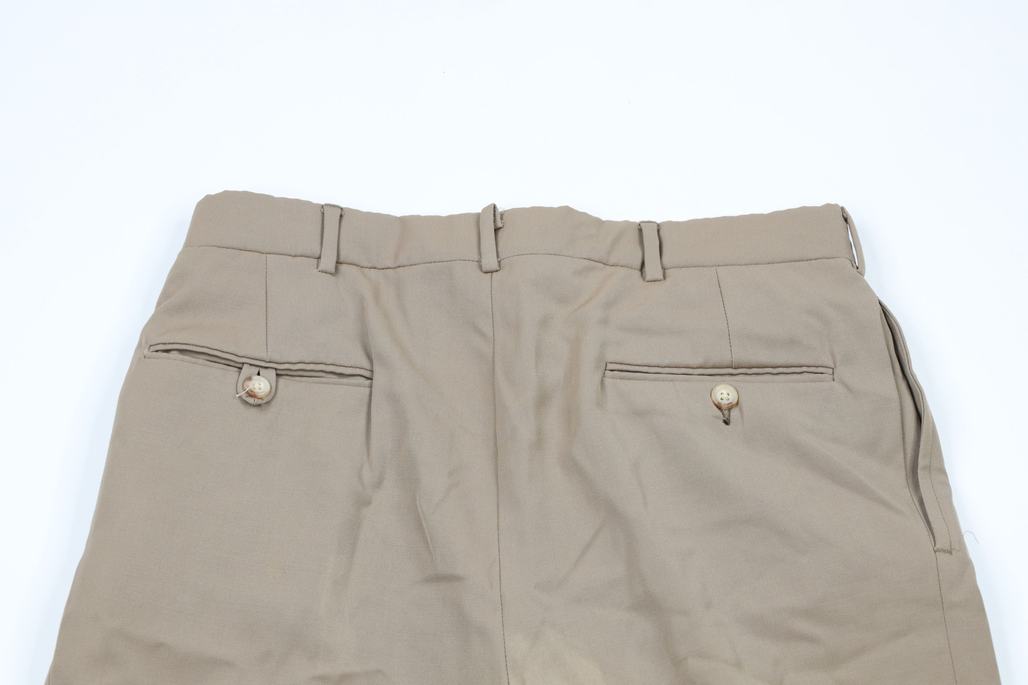 Ralph Lauren Vintage 70s Ralph Lauren Pleated Wide Leg Chino Pants USA Size US 32 / EU 48 - 11 Thumbnail