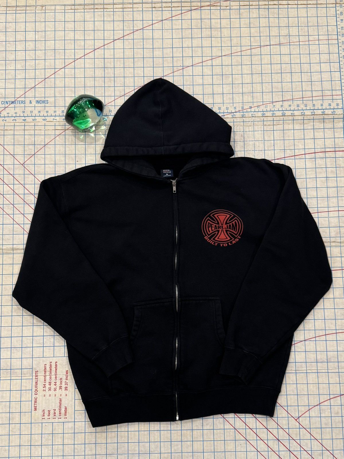 Band Tees Pearl Jam Built To Last Full Zip Hoodie Black Fits Large Size US L / EU 52-54 / 3 - 8 Thumbnail