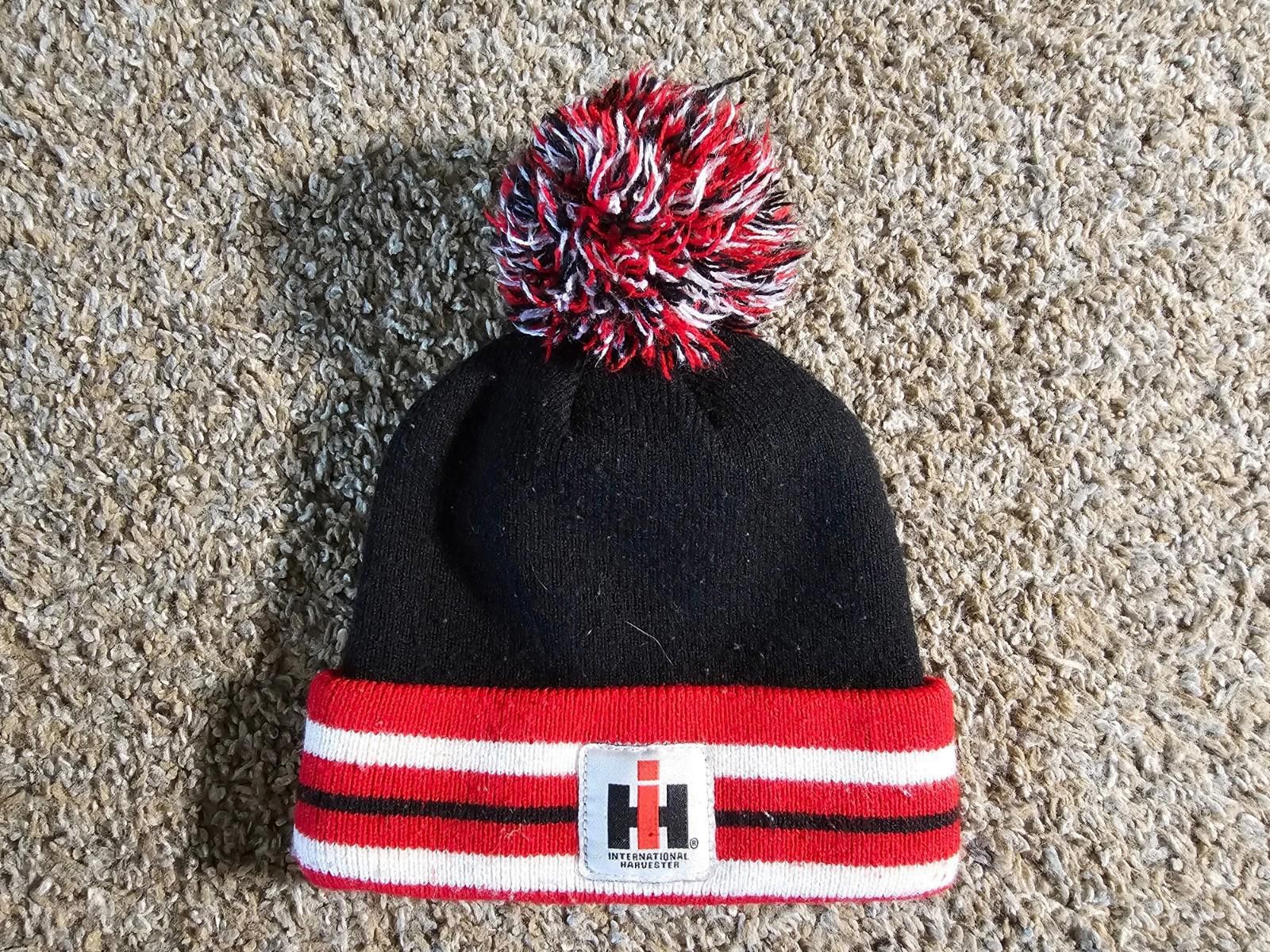 Hard Rock Cafe CASE IH International Harvester Winter Hat Poof Beanie Size ONE SIZE - 1 Thumbnail