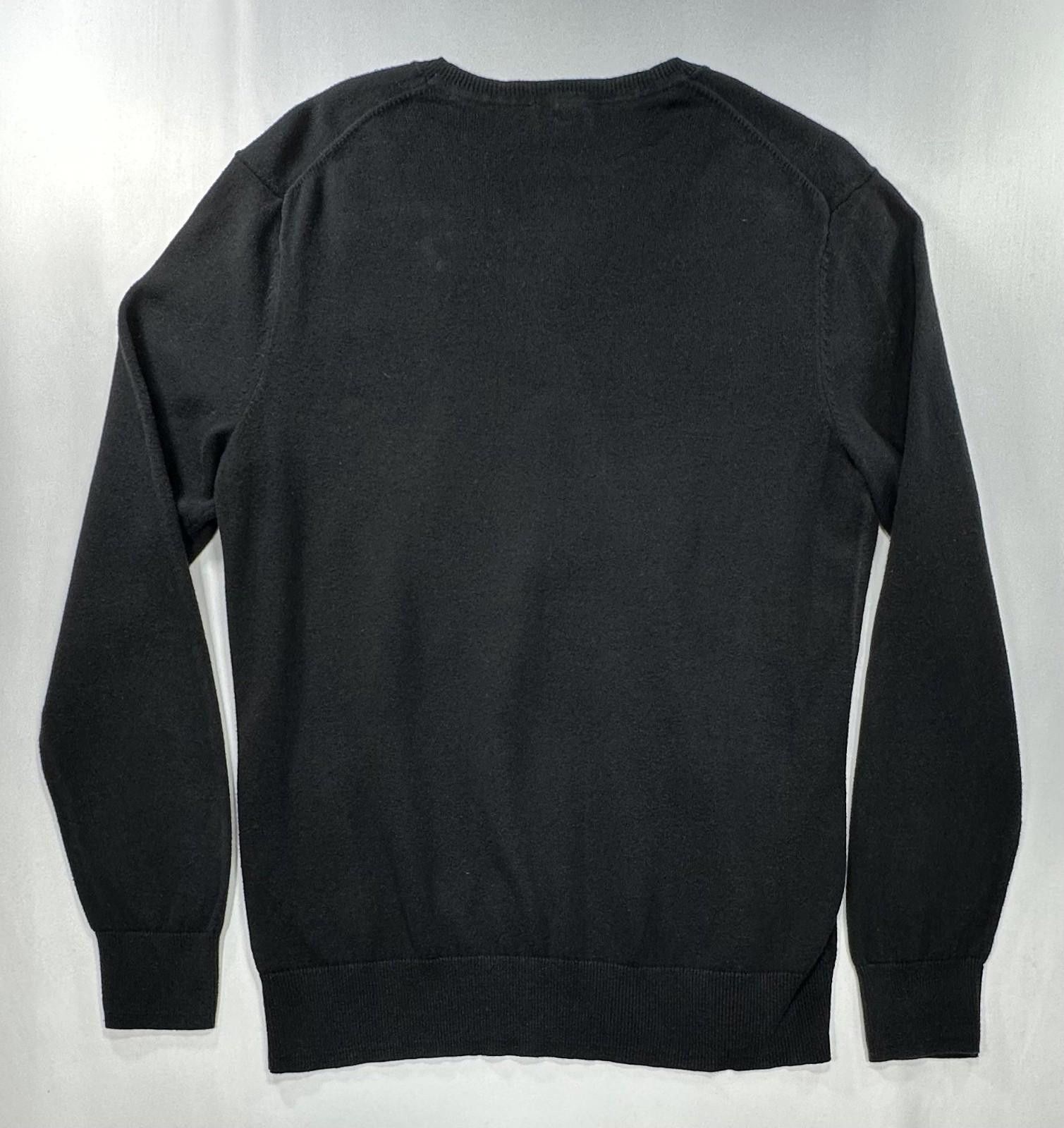 Gap Gap 100% Cotton Long Sleeve V-Neck Sweater Black Mens S Size US S / EU 44-46 / 1 - 2 Thumbnail