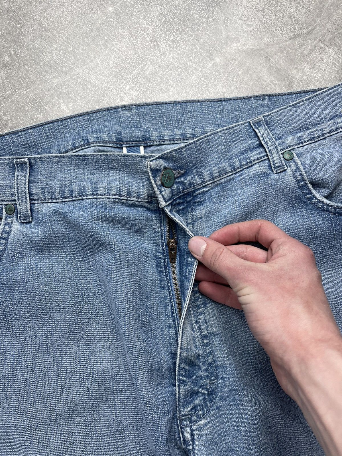 Z Zegna Z Zegna Sport Denim Blue Regular Jeans Size US 36 / EU 52 - 10 Thumbnail