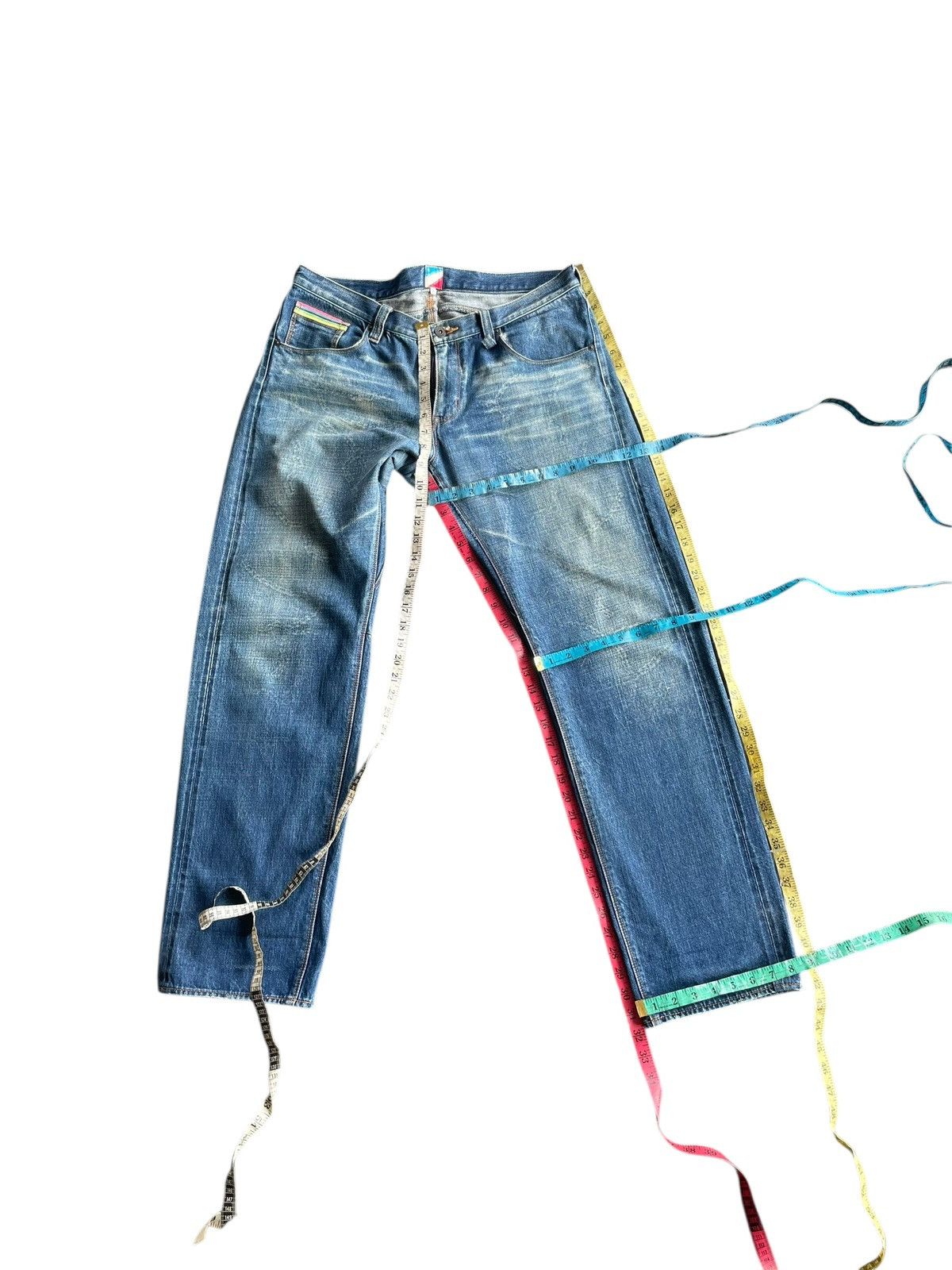 R.Newbold Japan R.Newbold Rainbow Selvedge Denim Size US 36 / EU 52 - 13 Thumbnail