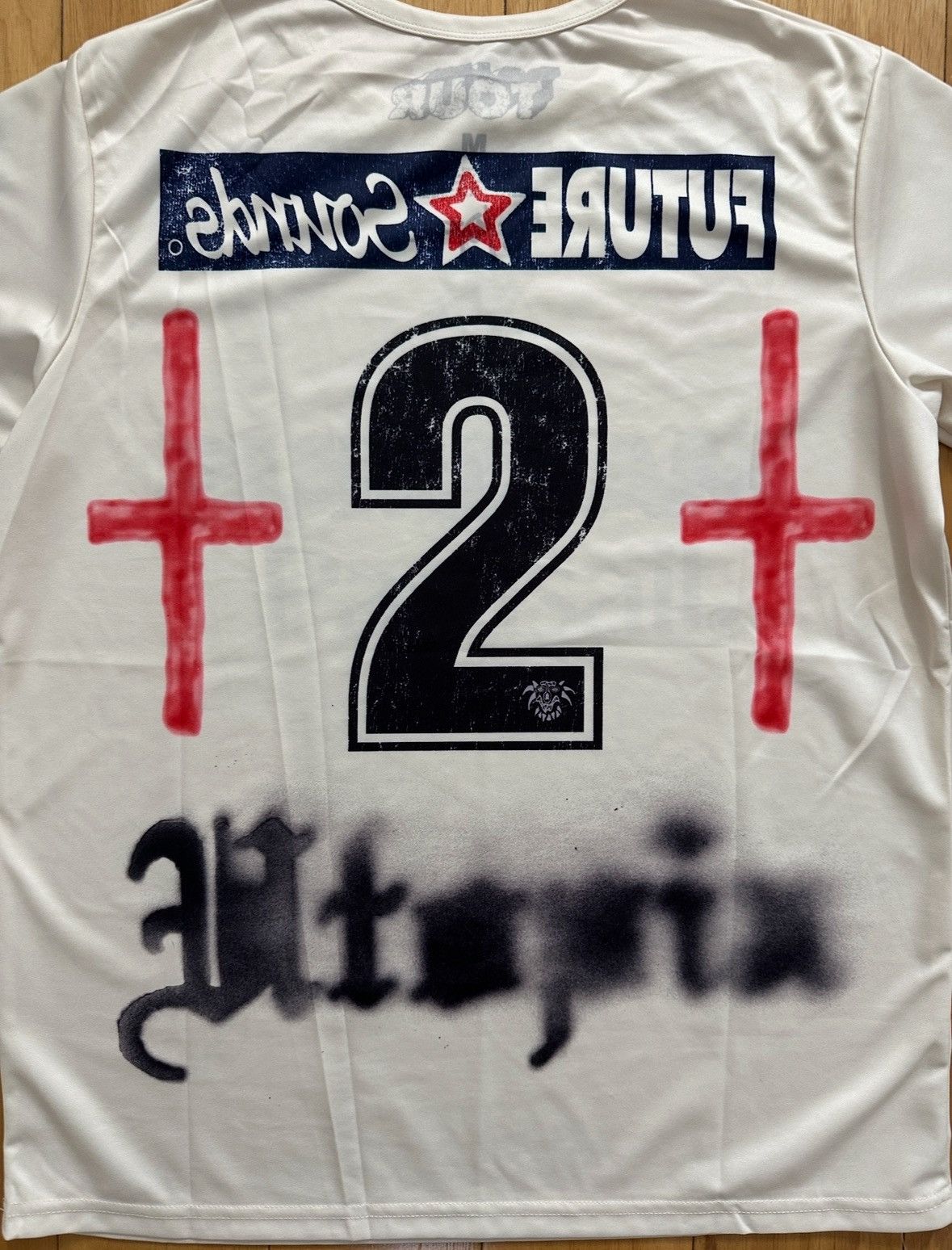 Nike × Travis Scott Travis Scott Circus Maximus Tour England White Soccer Jersey Size US M / EU 48-50 / 2 - 4 Thumbnail