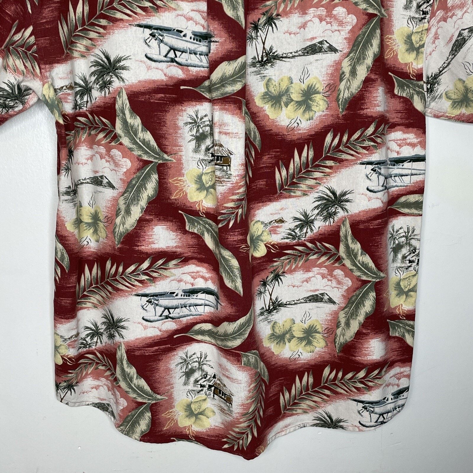 Other SUMMA Men's M Button Up Hawaiian Shirt Silk Cotton Blend Size US M / EU 48-50 / 2 - 13 Thumbnail