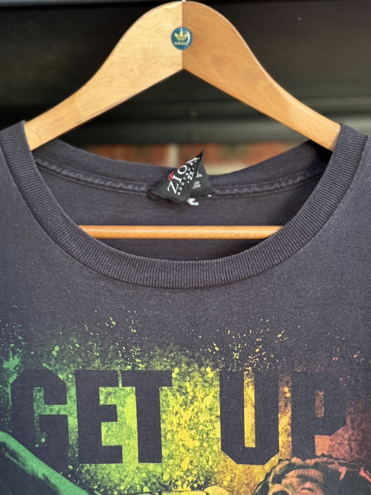 Band Tees × Vintage Vintage Bob Marley Rastaman Oversize Sun Faded Tee Size US XXL / EU 58 / 5 - 6 Thumbnail
