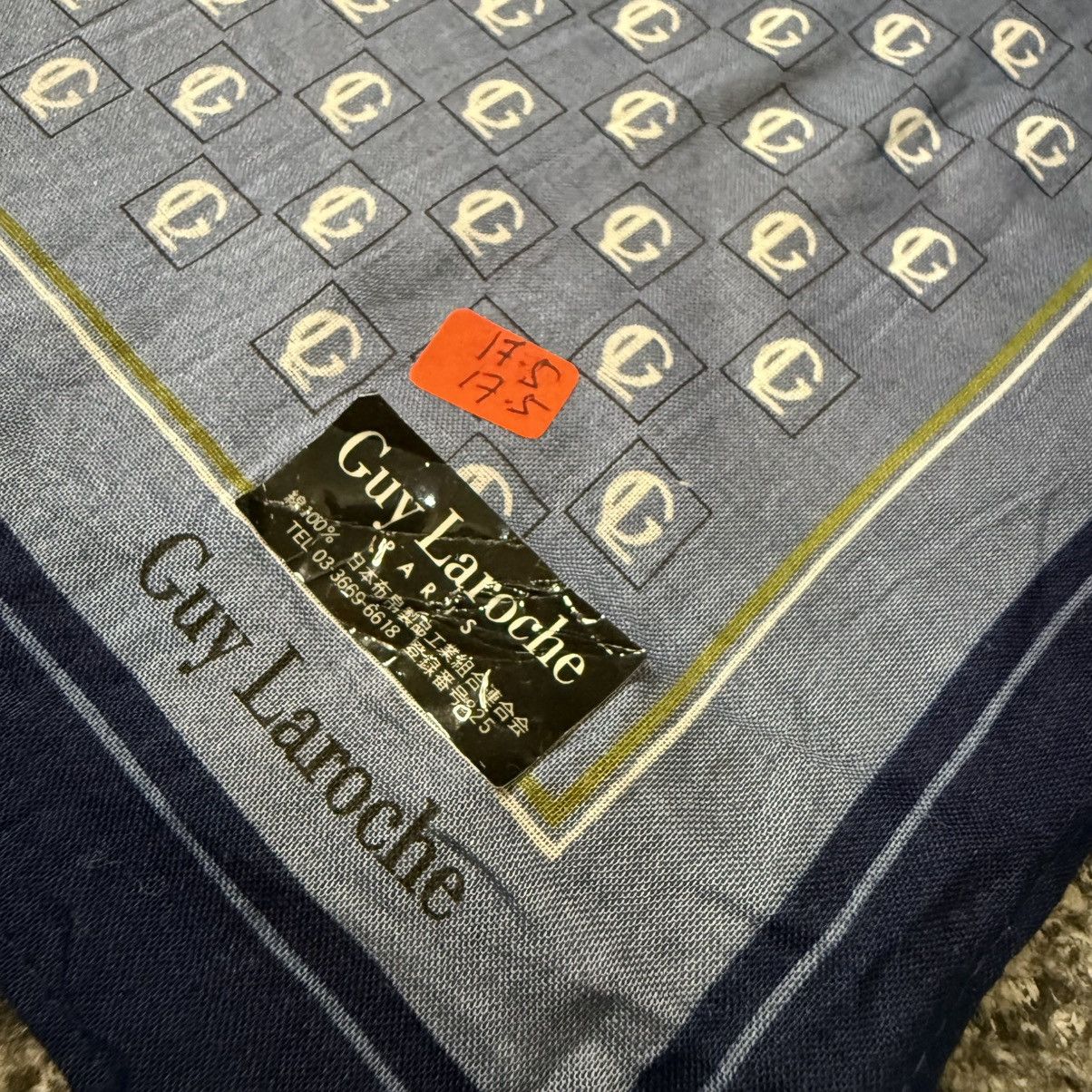 Guy Laroche 🔥Handkerchief | Neckerchief | Bandana | Pocket-square | Size ONE SIZE - 7 Thumbnail