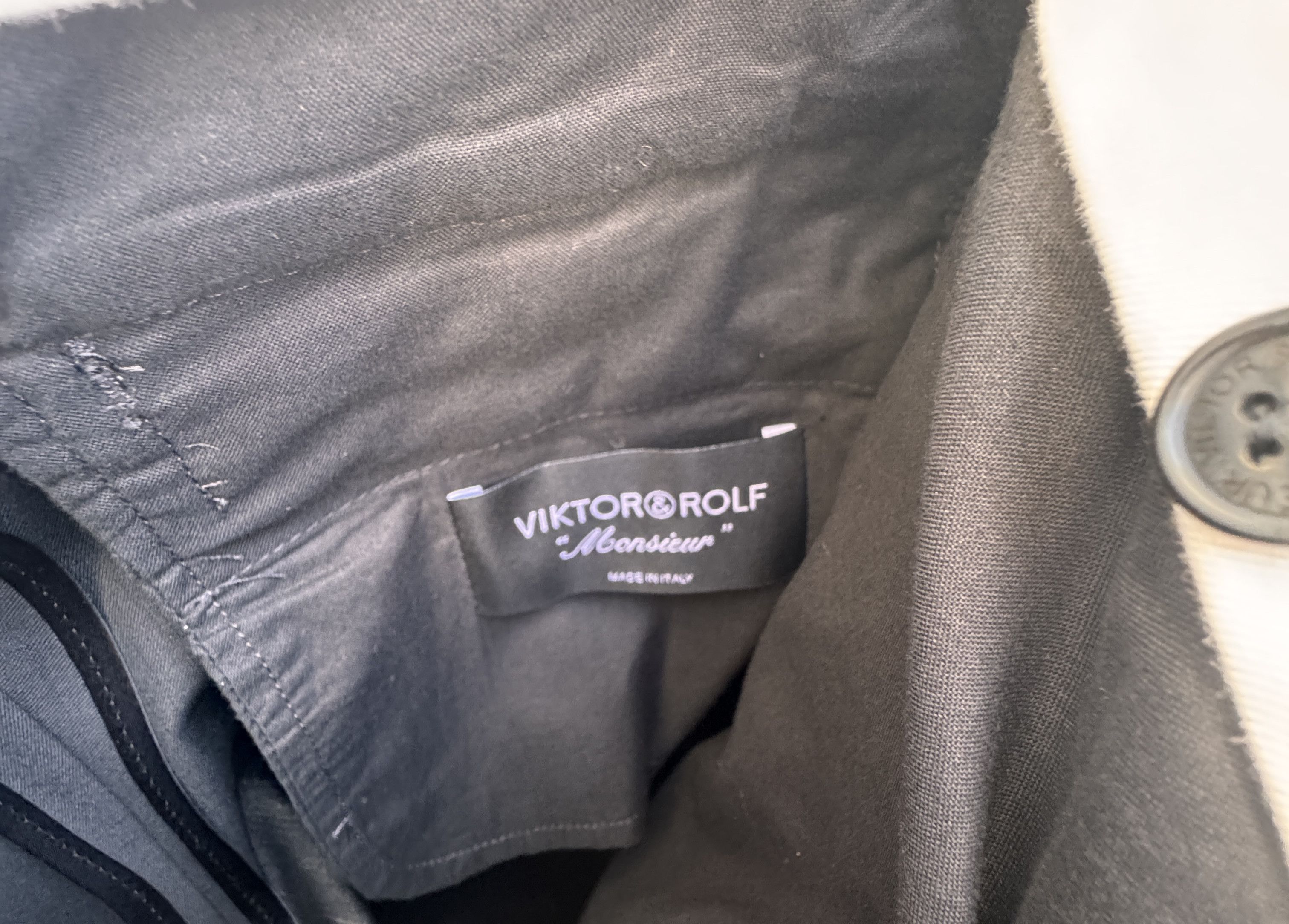Viktor & Rolf Viktor & Rolf Fine Wool MohairTrousers Catwalk Zipper IT 46 Size US 30 / EU 46 - 9 Thumbnail